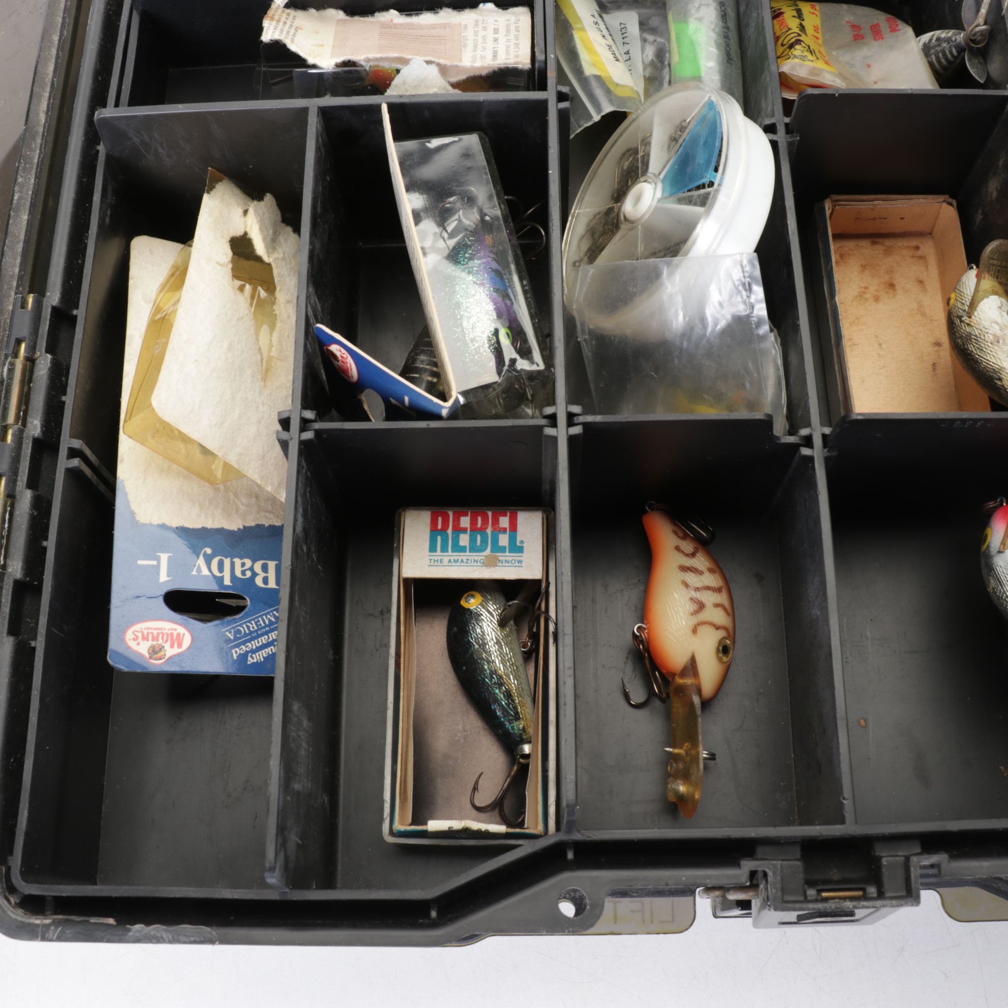 Plano "Phantom" Two-Sided Tackle Box with Fishing Lures