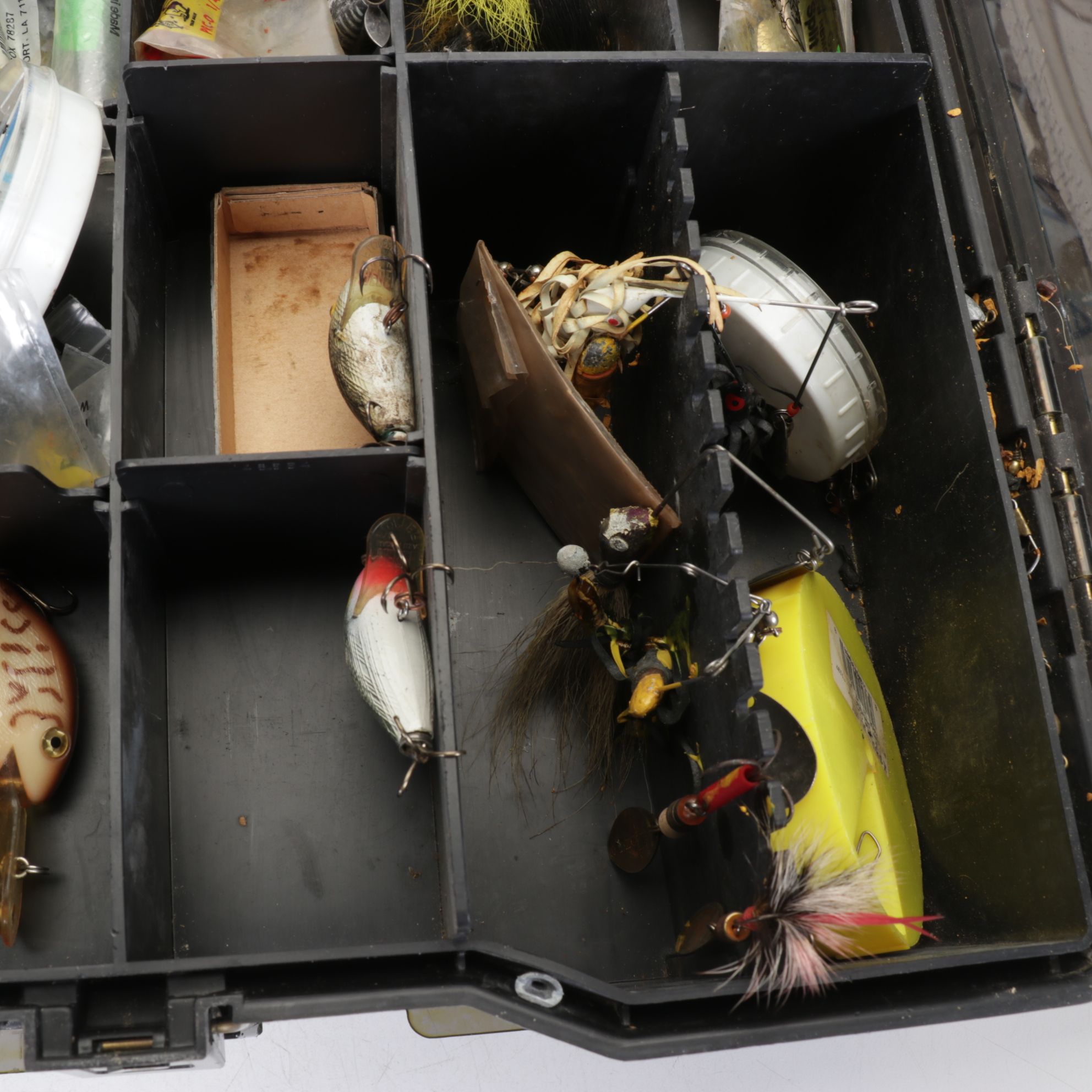 Plano "Phantom" Two-Sided Tackle Box with Fishing Lures