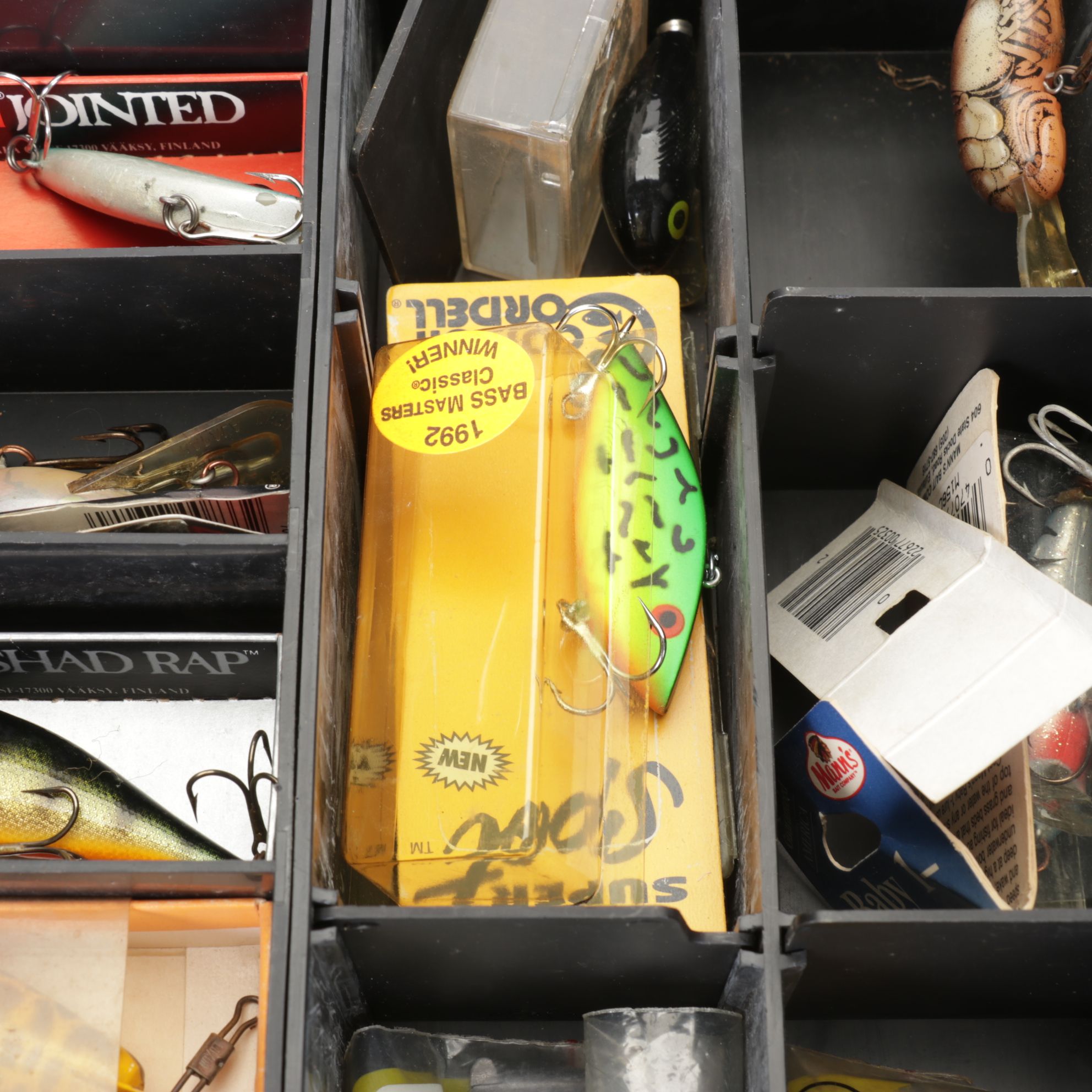 Plano "Phantom" Two-Sided Tackle Box with Fishing Lures