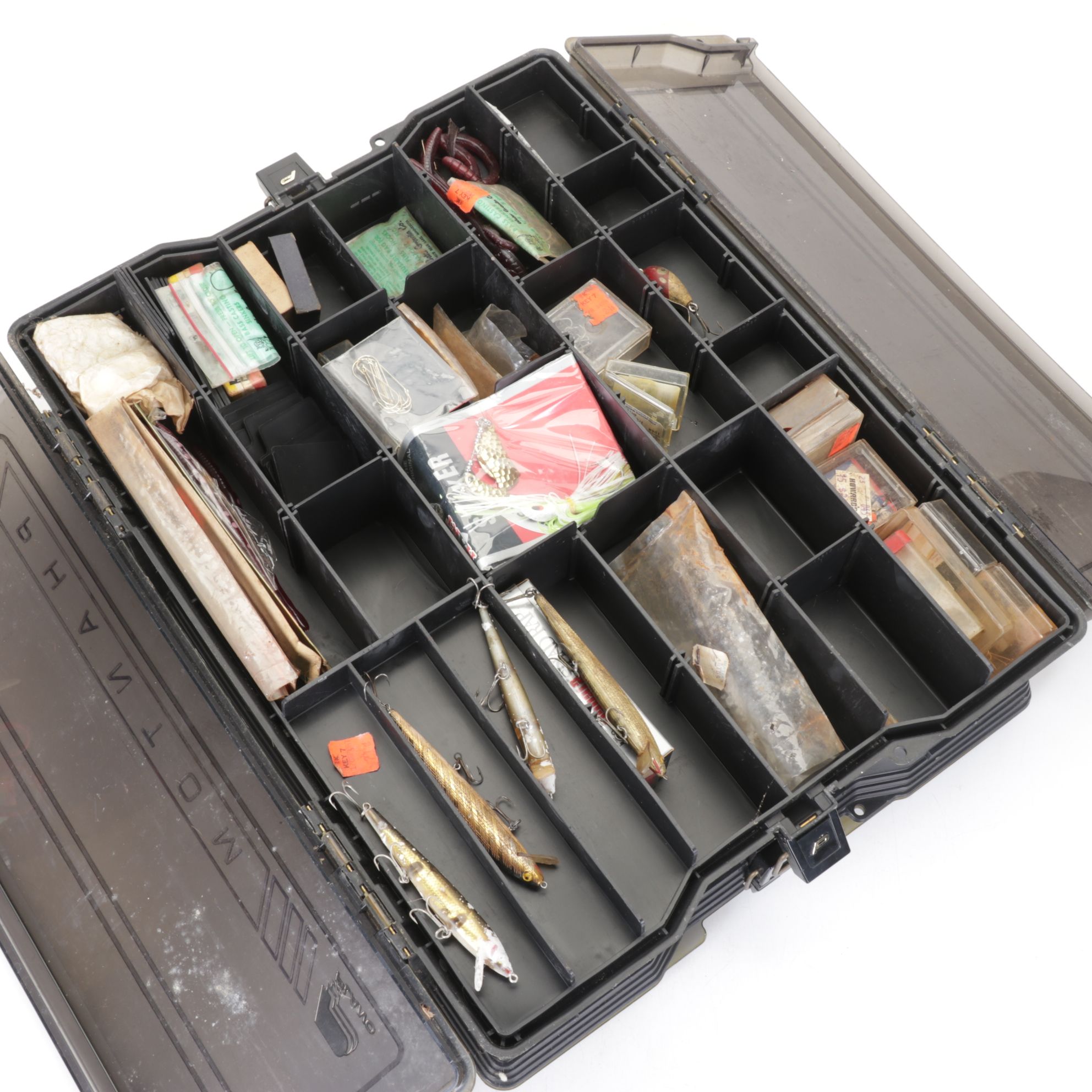 Plano "Phantom" Two-Sided Tackle Box with Fishing Lures