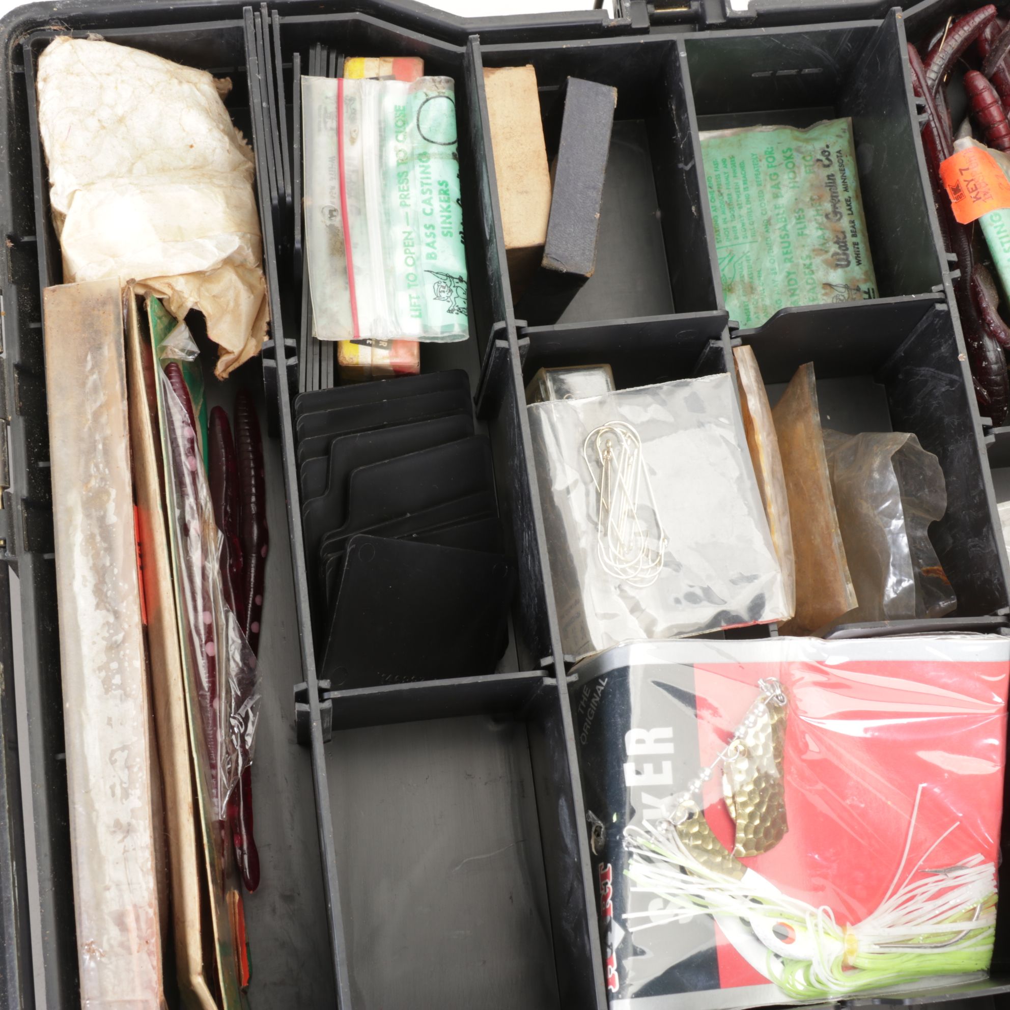 Plano "Phantom" Two-Sided Tackle Box with Fishing Lures