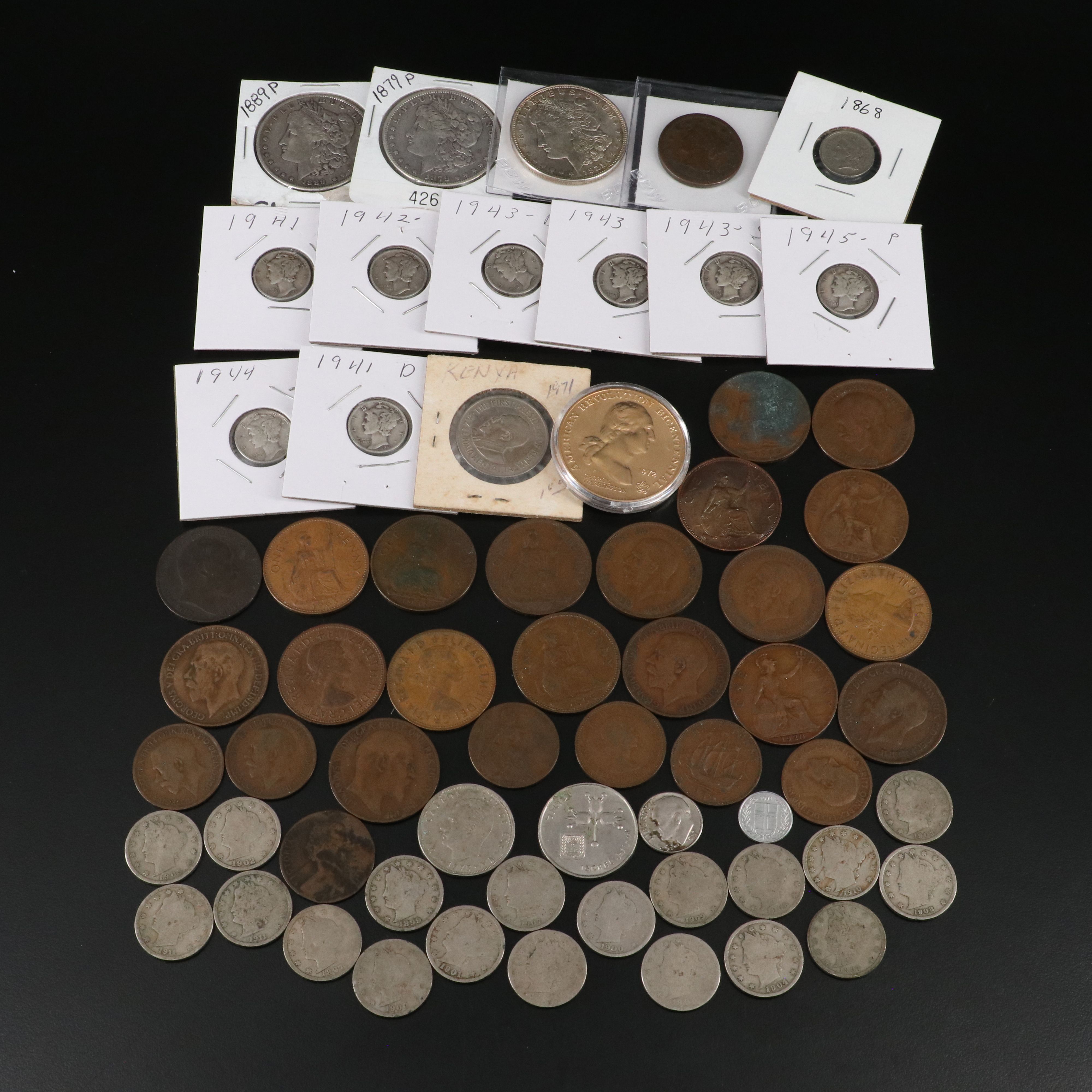 Small Collection of U.S. and Foreign Coins