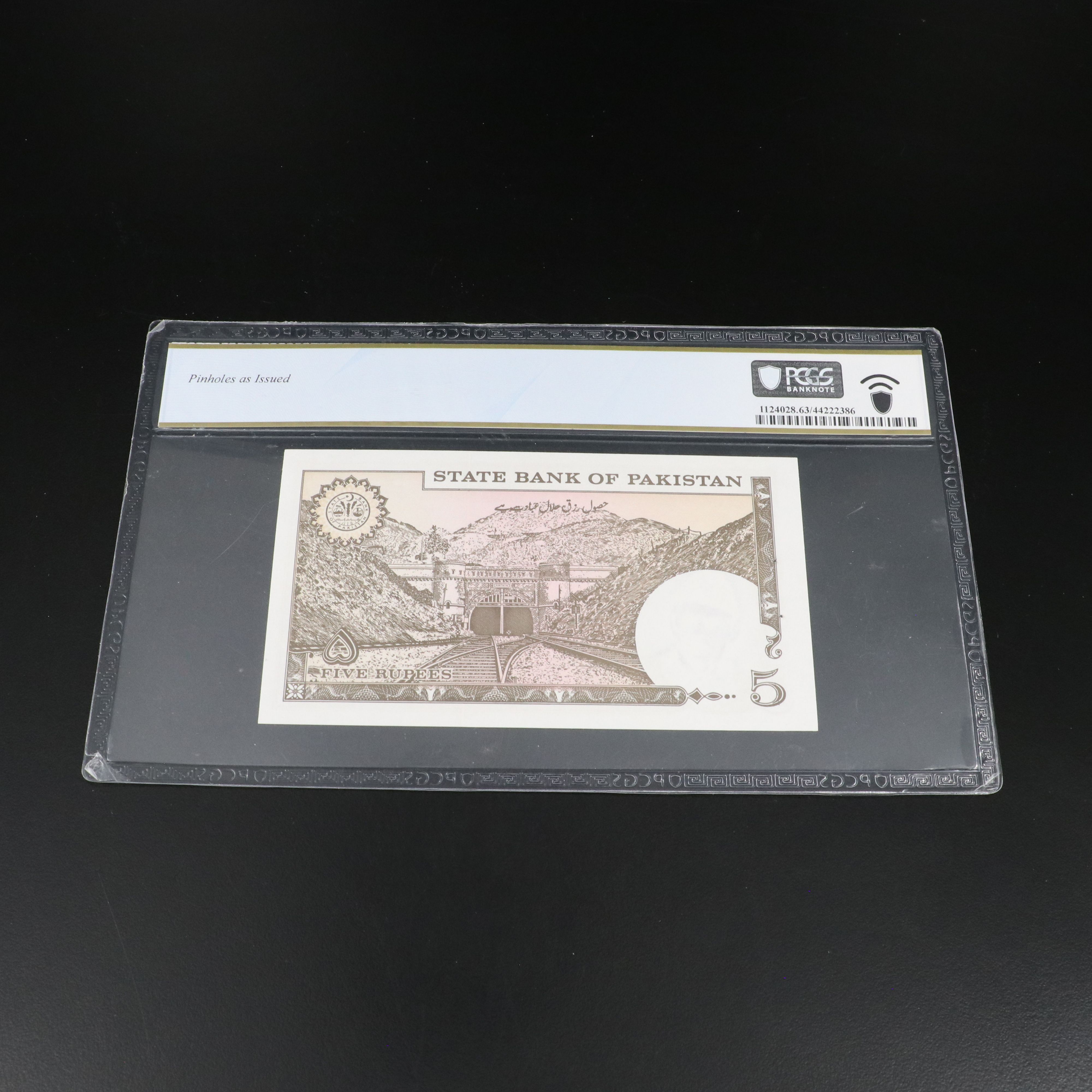 Two PCGS Certified Foreign Currency Notes and Hong Kong One Cent Notes