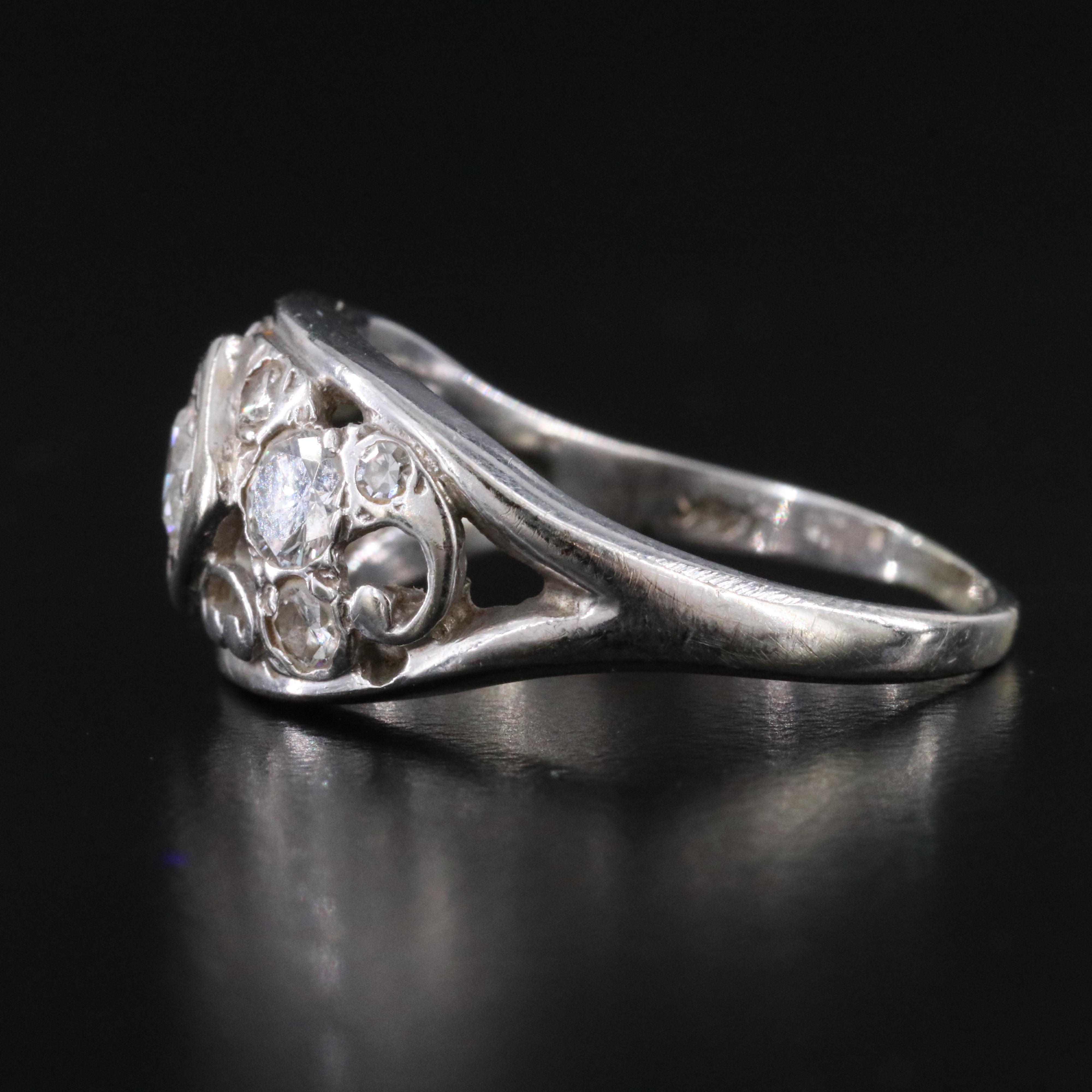 Vintage 14K 1.03 CTW Diamond Ring