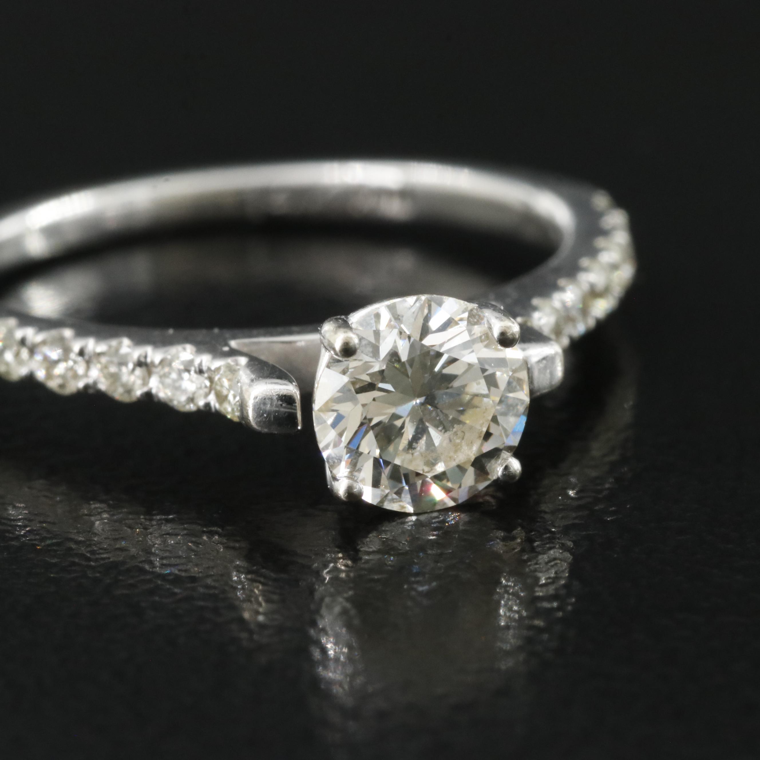 14K 0.72 CTW Diamond Ring