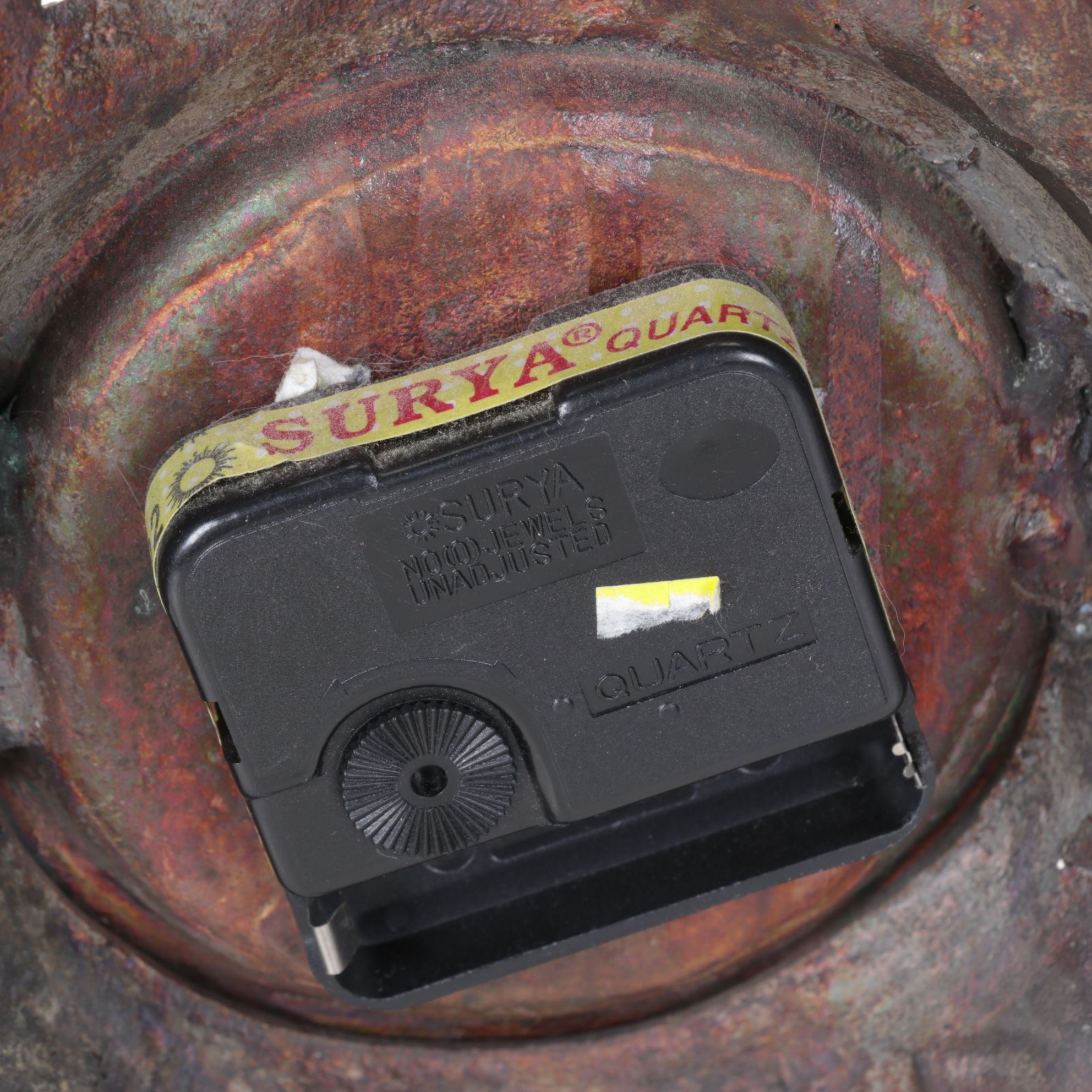 Two Metal Battery Powered Shelf Clocks, 21st Century