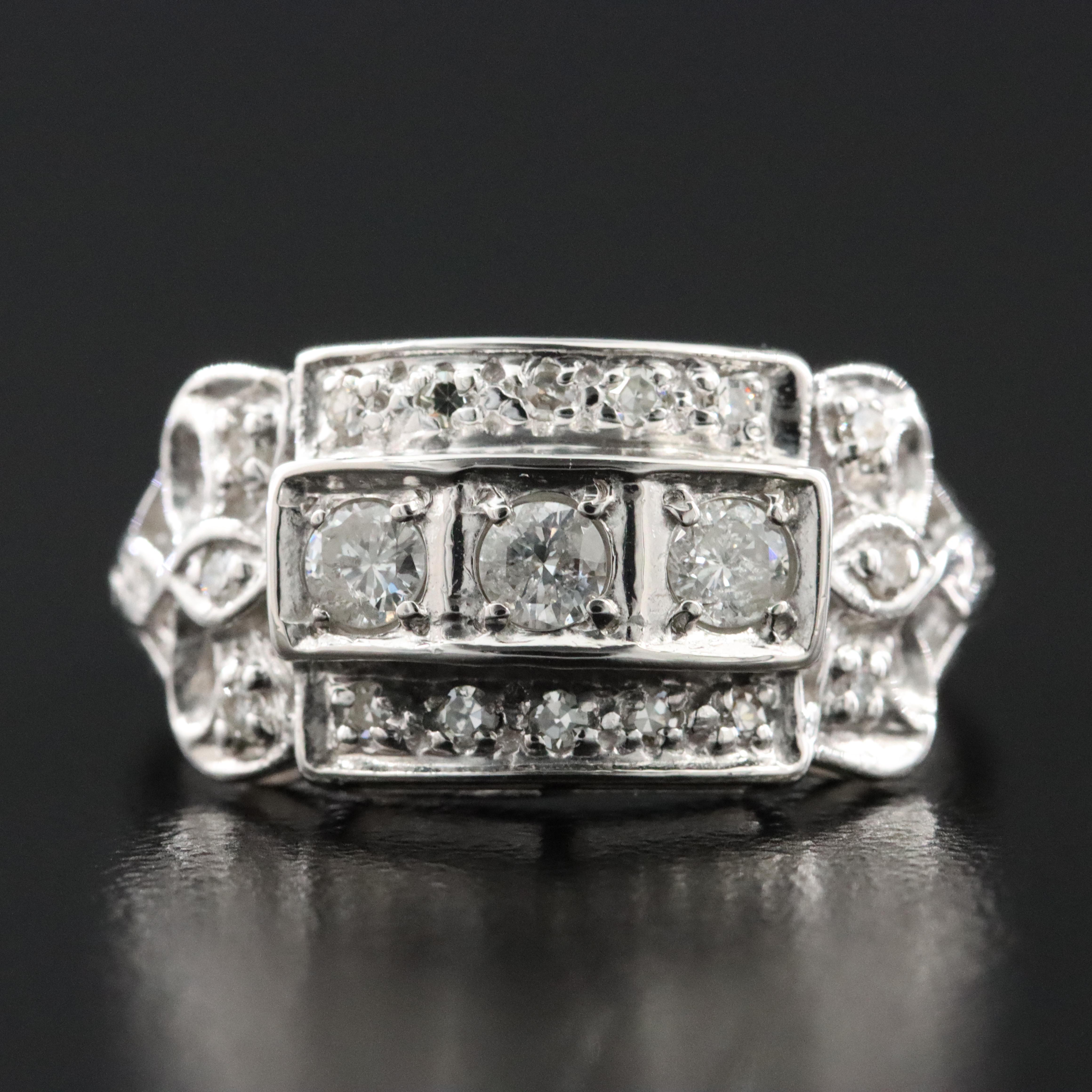 14K 0.47 CTW Diamond Ring