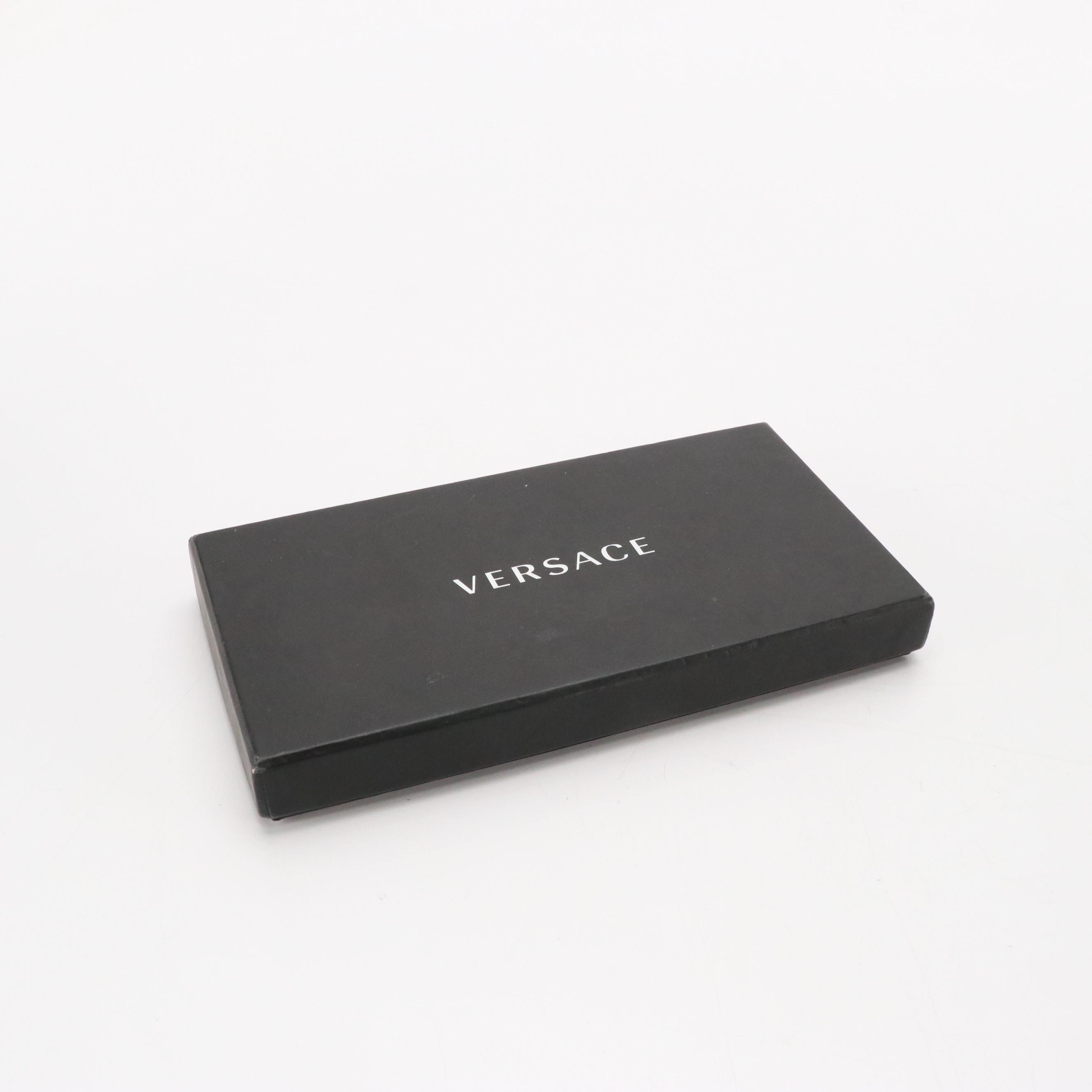 Coach Signature Canvas Bucket Hat and Versace Sequined Sleep Mask in Box