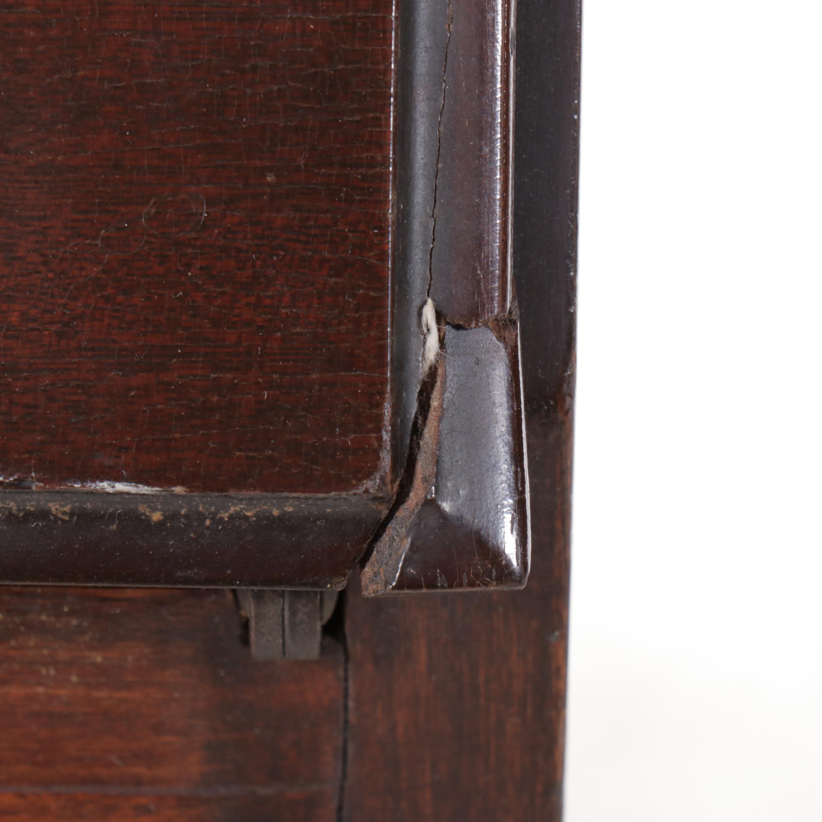 Chippendale Style Mahogany Secretary Desk, Mid-20th Century