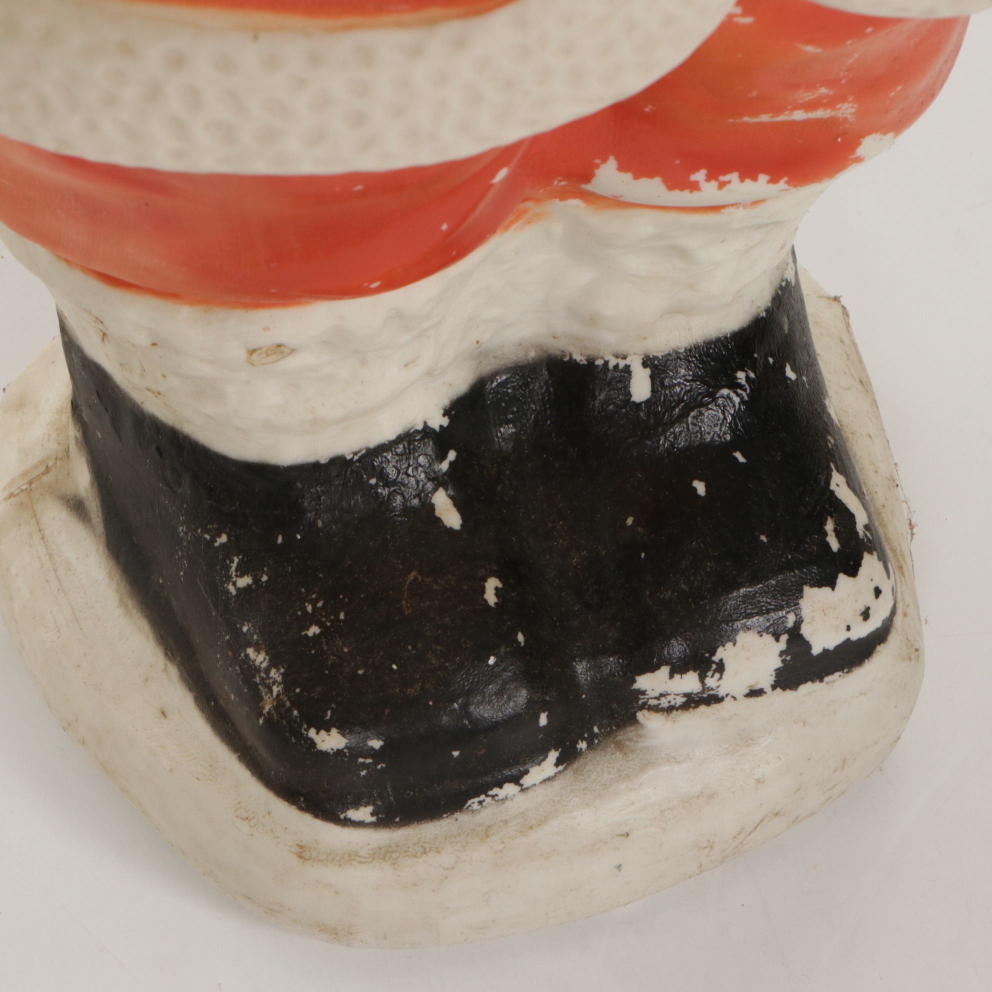 Poloron Lighted Blow Mold Santa Holding Gifts