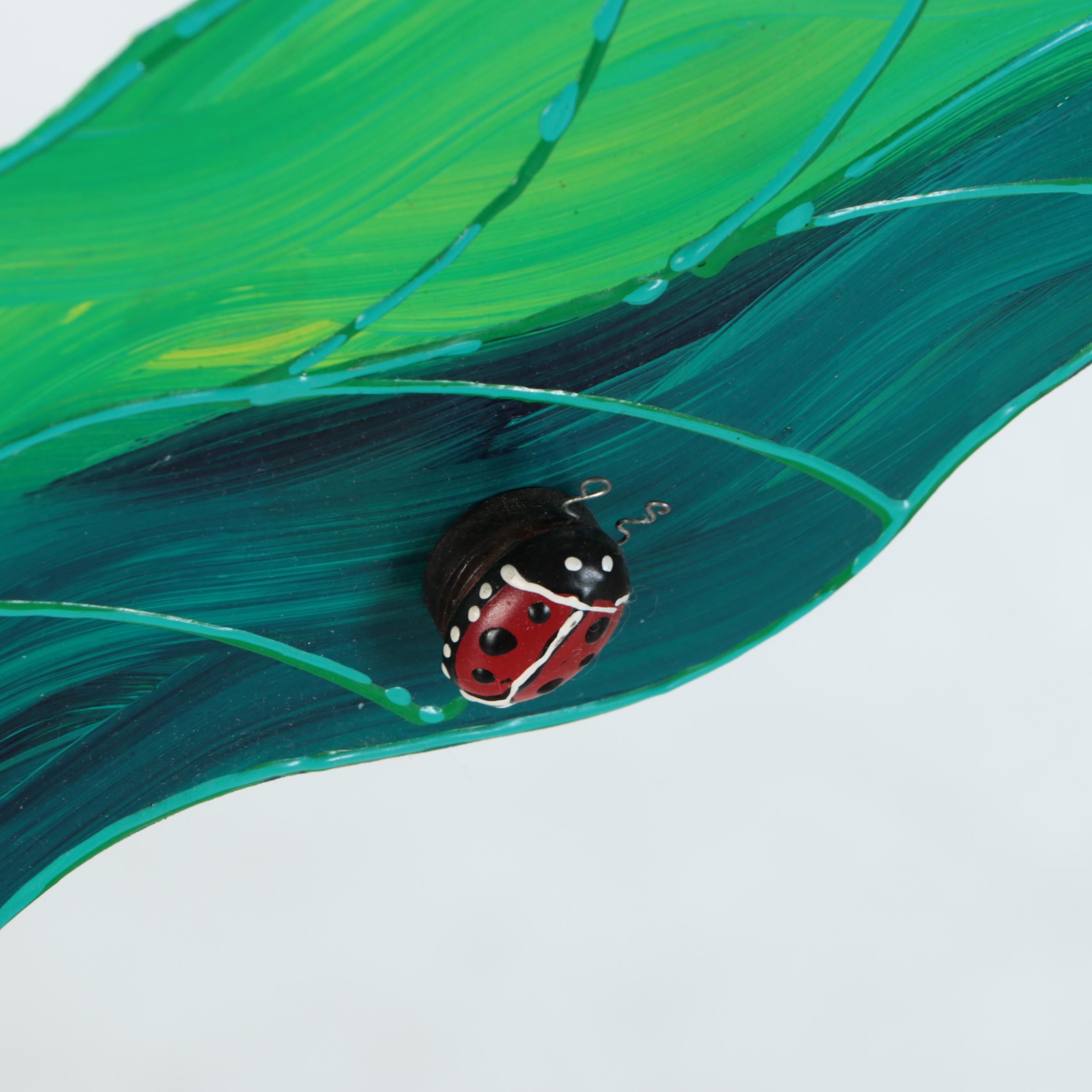 Sunflower Garden Sculpture with Mosaic Stone Base