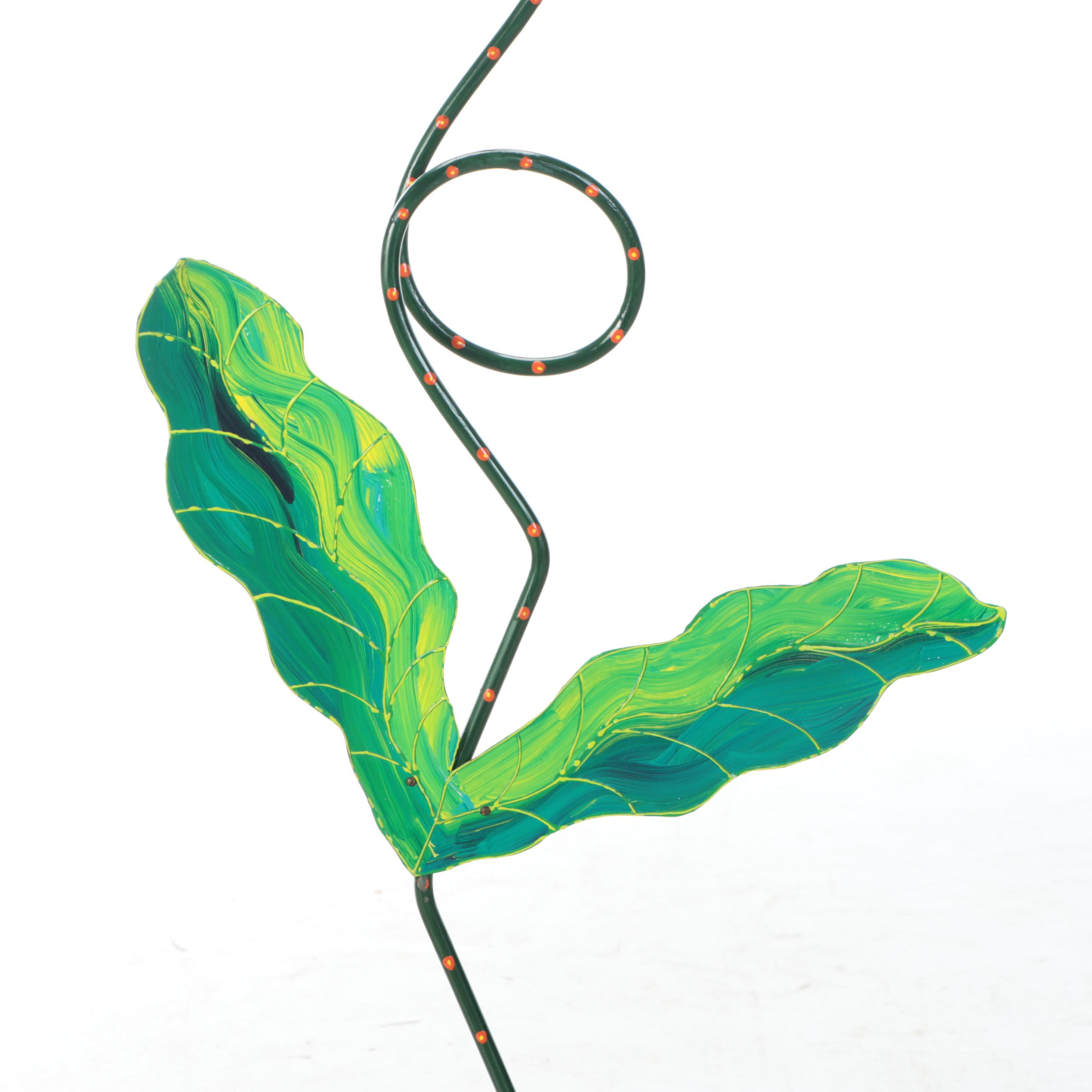 Sunflower Garden Sculpture with Mosaic Stone Base