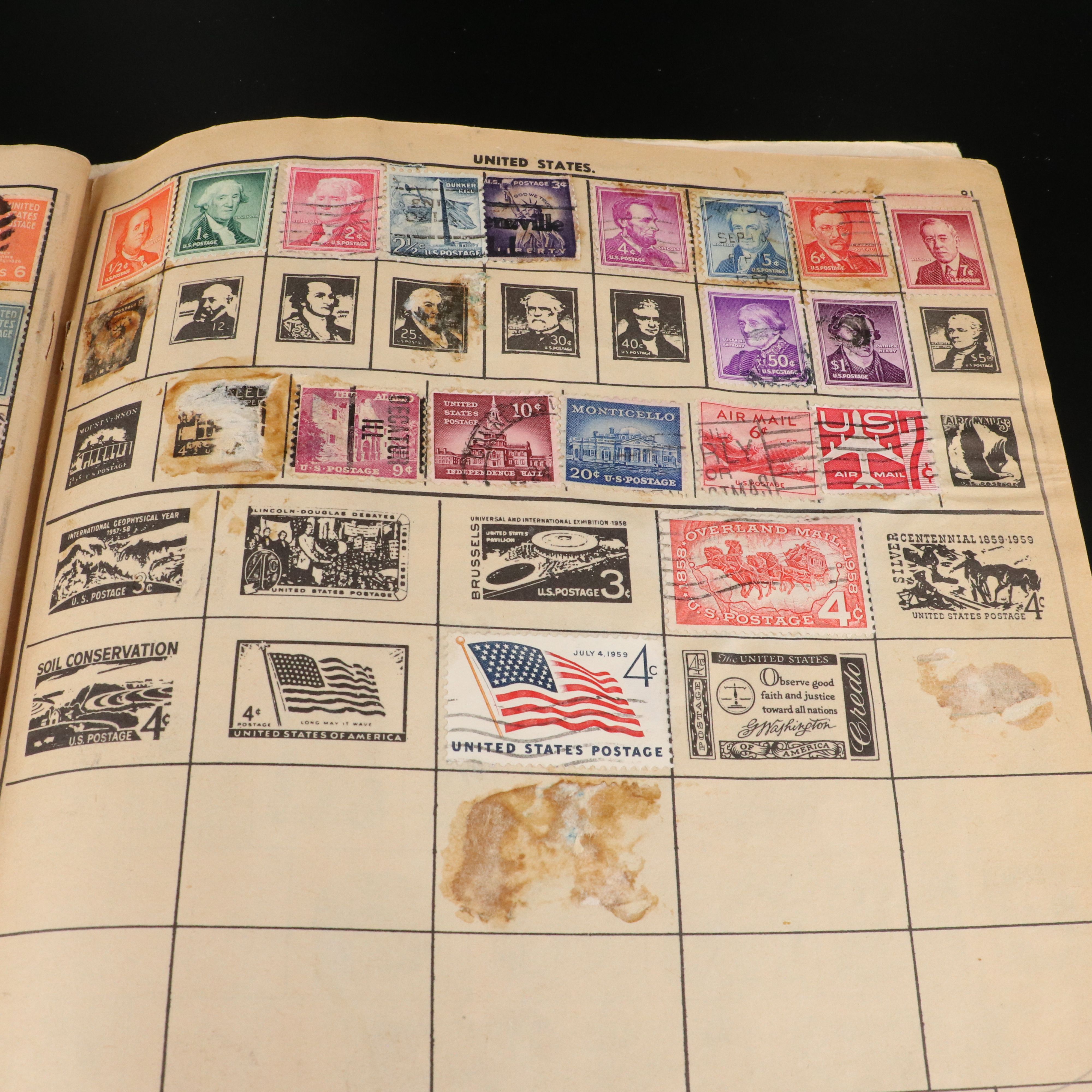 Collection of U.S. and World Stamps and U.S.S. Macon Covers
