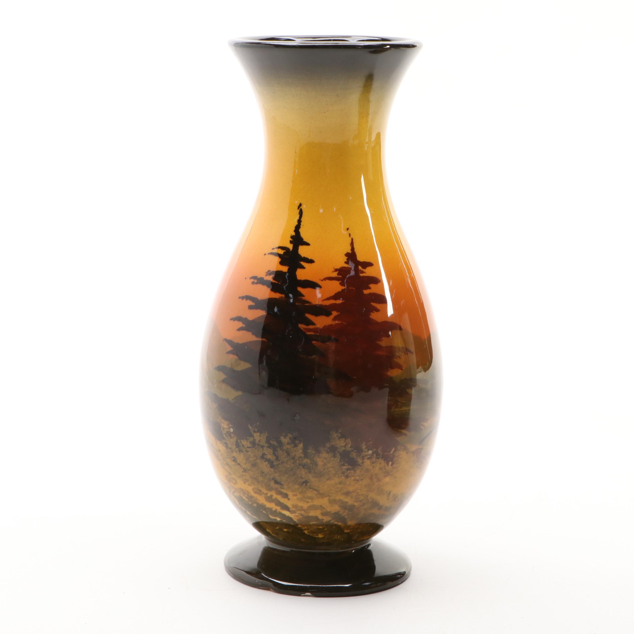 Schramberg German Majolica Vases, Early to Mid-20th Century