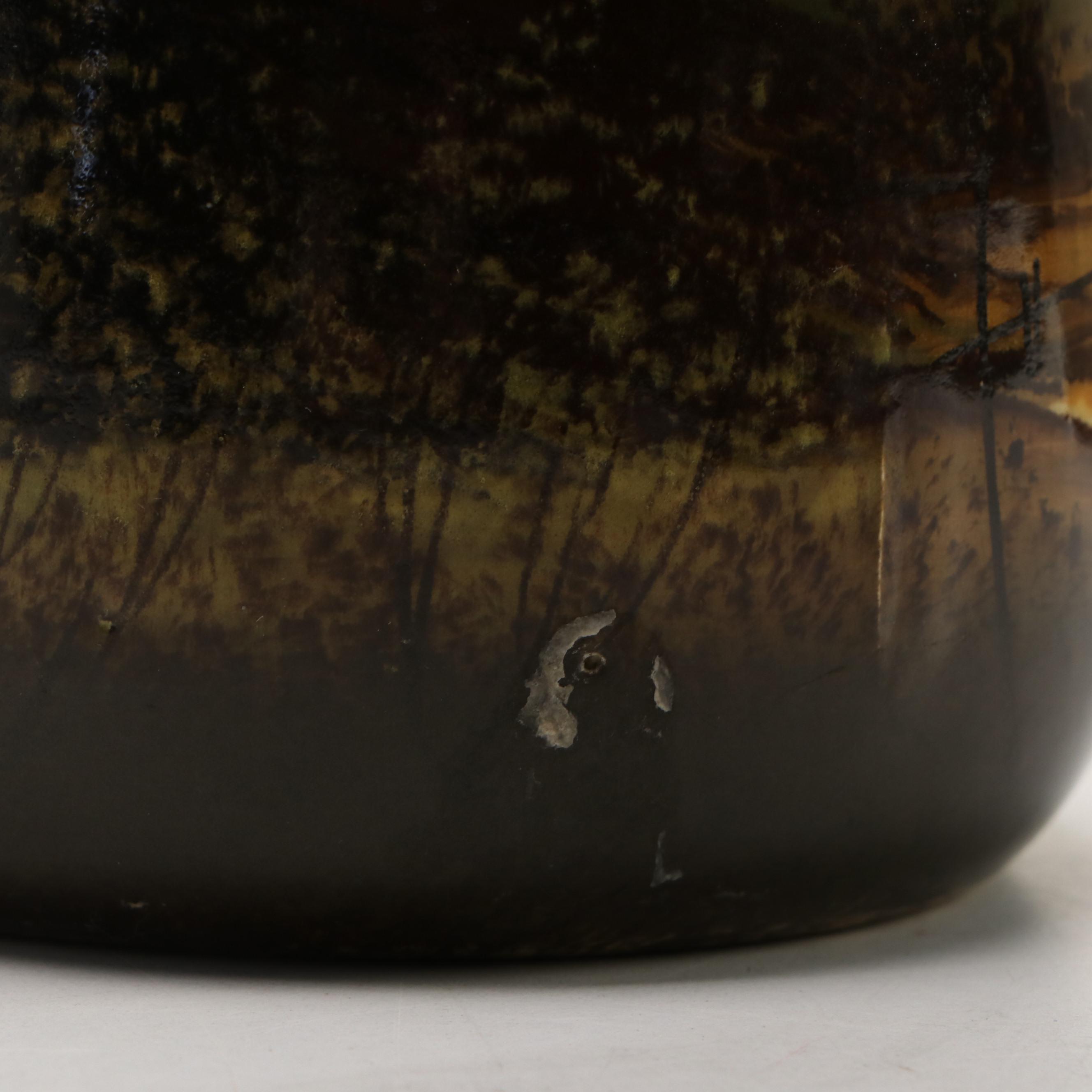 Schramberg German Majolica Vases, Early to Mid-20th Century