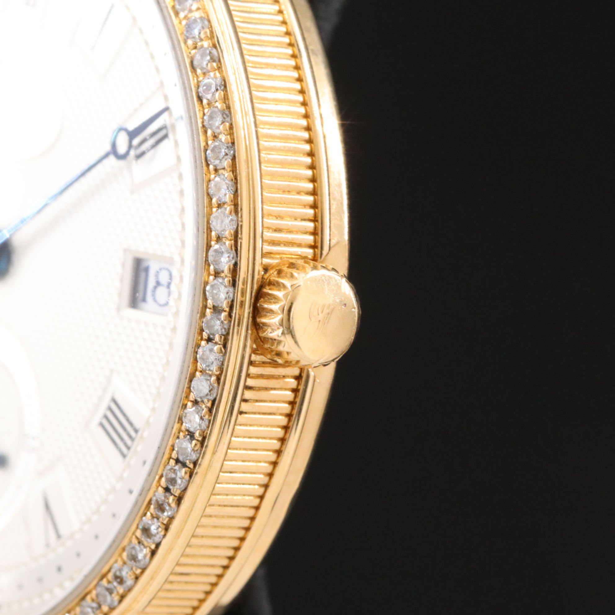 Breguet Classique 18K Yellow Gold Diamonds 35mm Automatic Watch