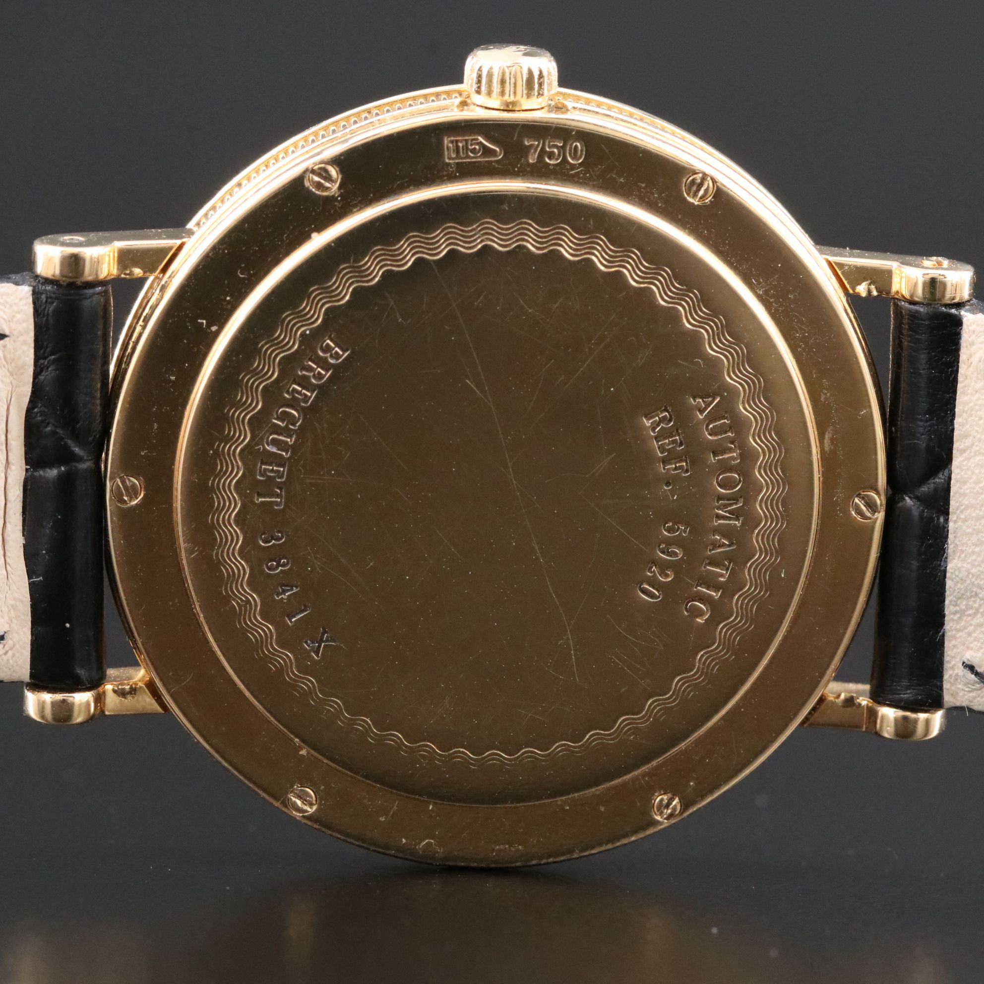 Breguet Classique 18K Yellow Gold Diamonds 35mm Automatic Watch