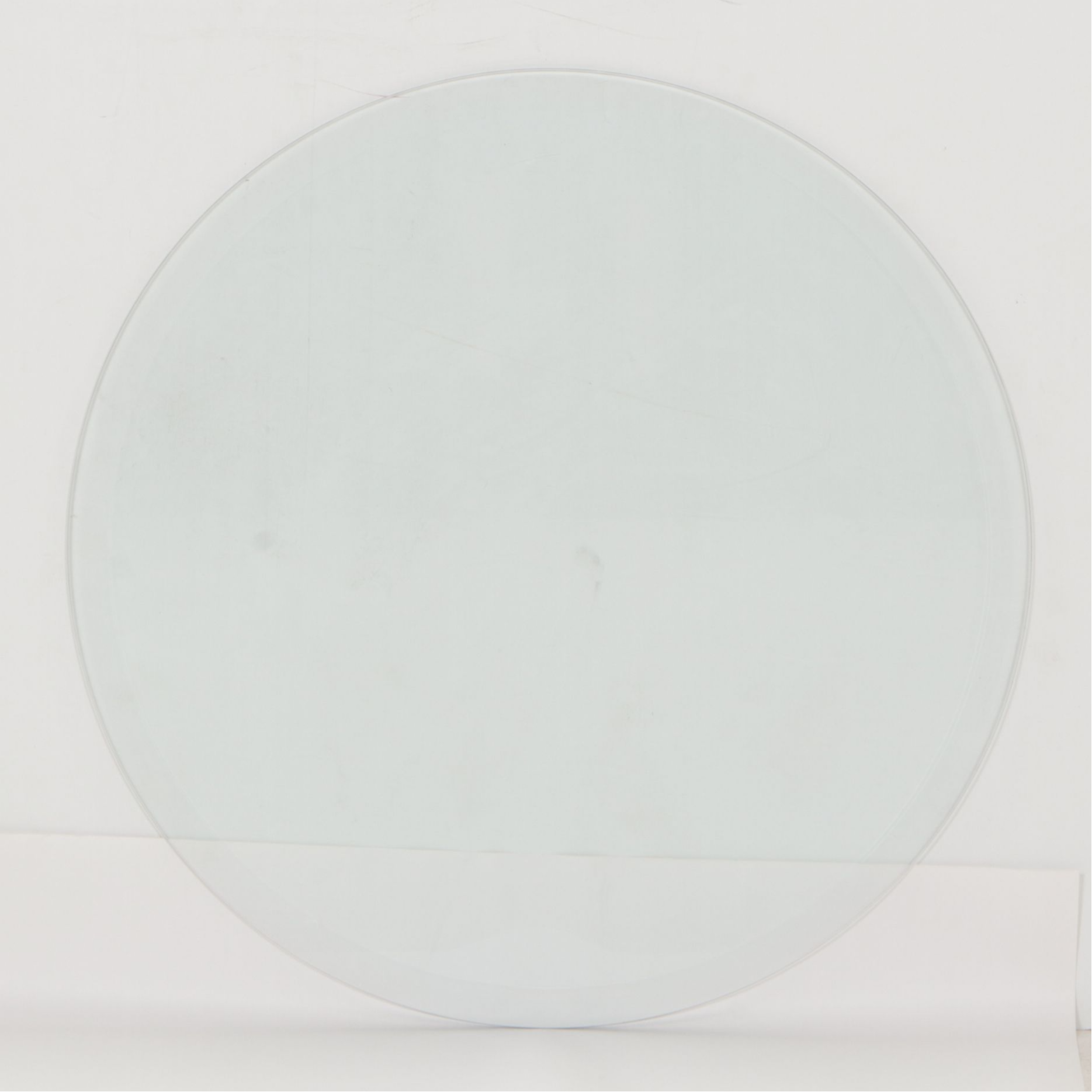 29" Round Glass Table Top with Beveled Edge