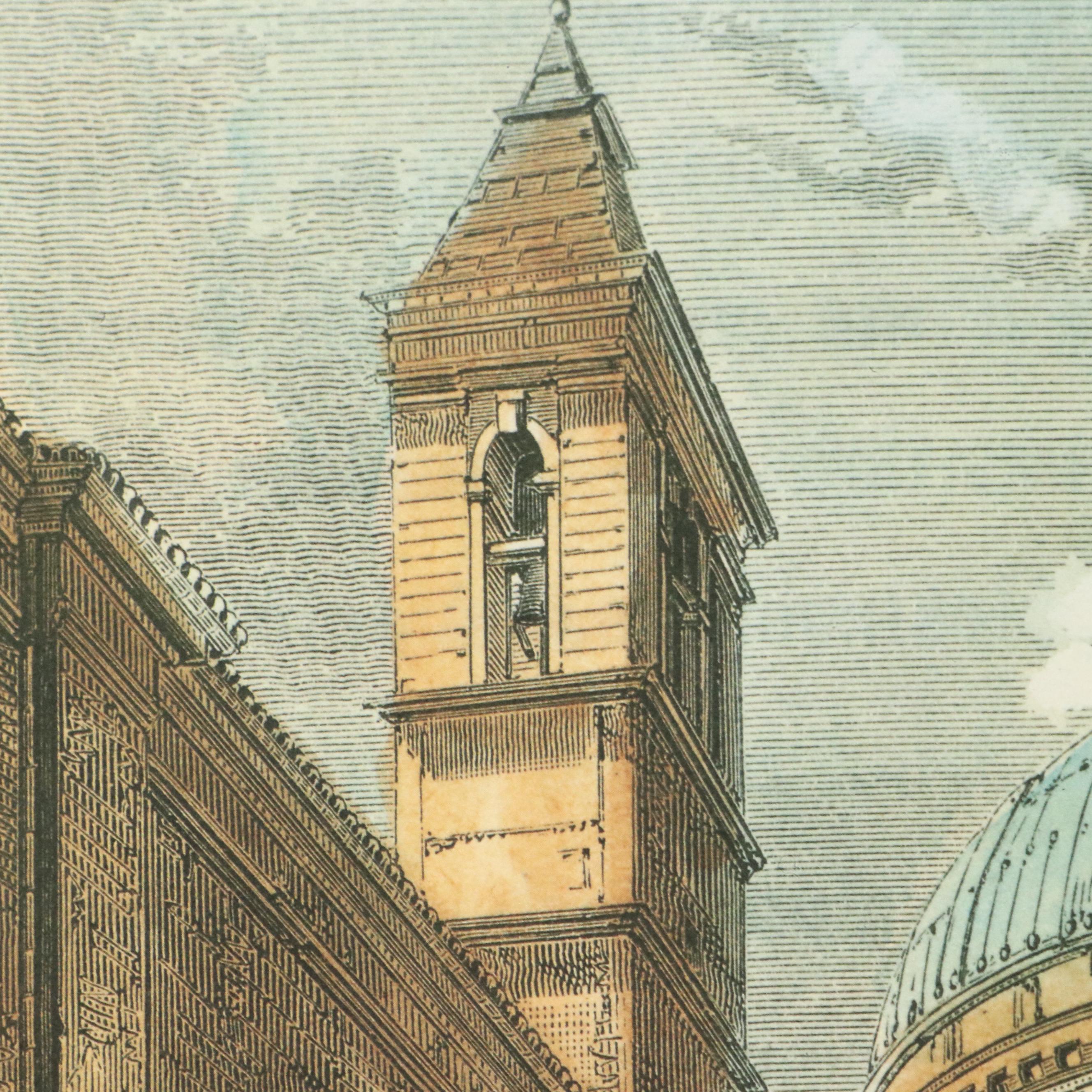 Portfolio of Offset Lithographs "Rome Dans Sa Grandeur" and Other Print