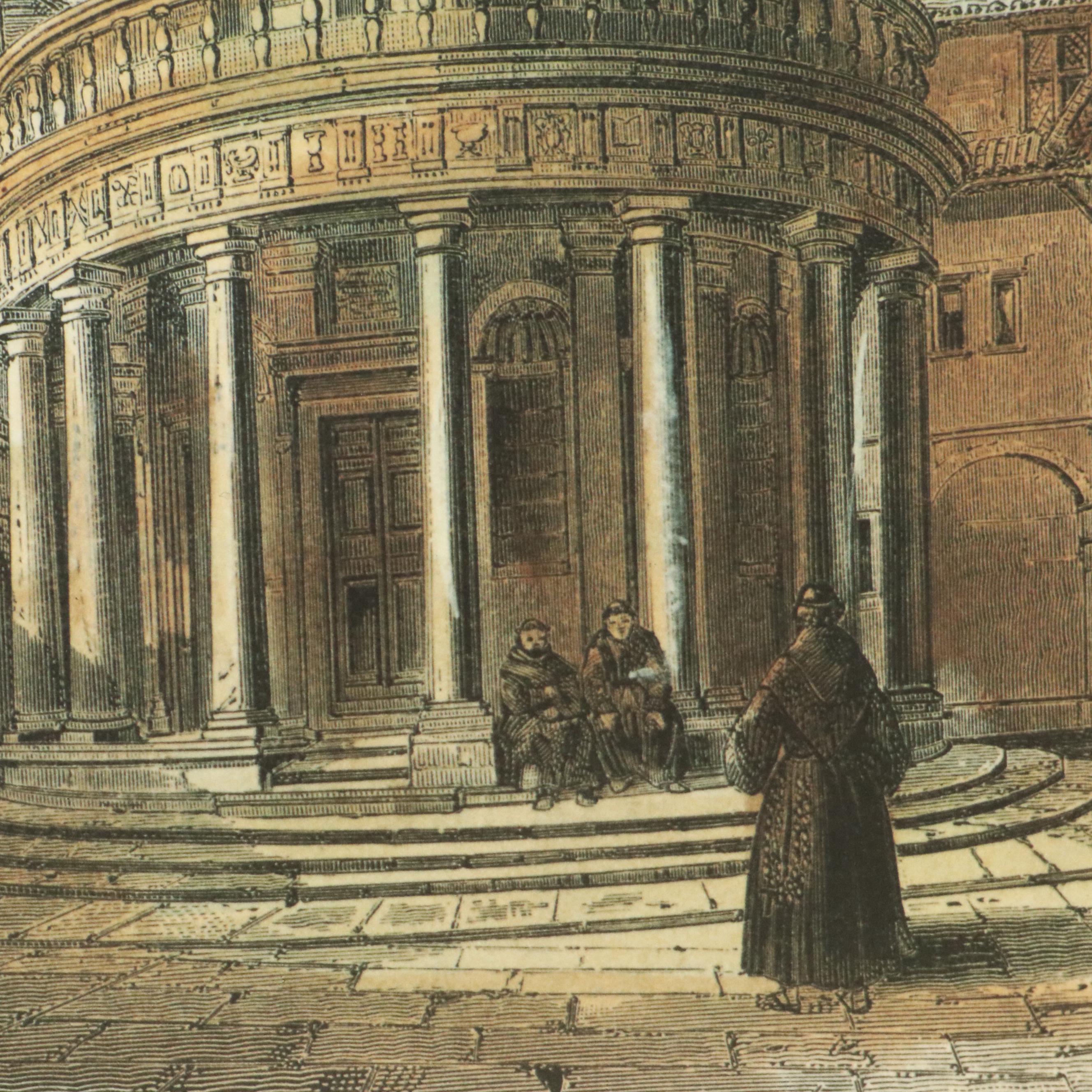 Portfolio of Offset Lithographs "Rome Dans Sa Grandeur" and Other Print