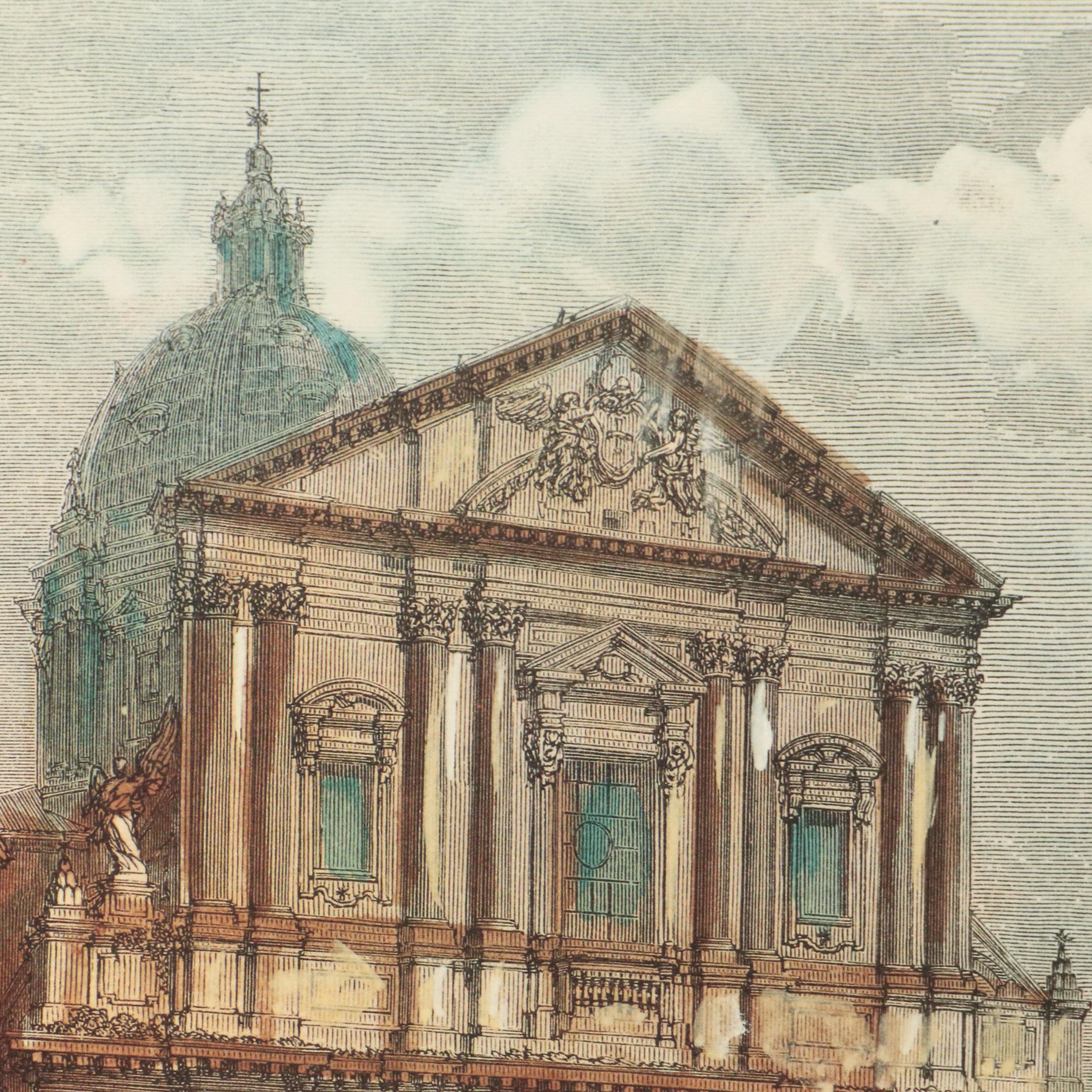 Portfolio of Offset Lithographs "Rome Dans Sa Grandeur" and Other Print