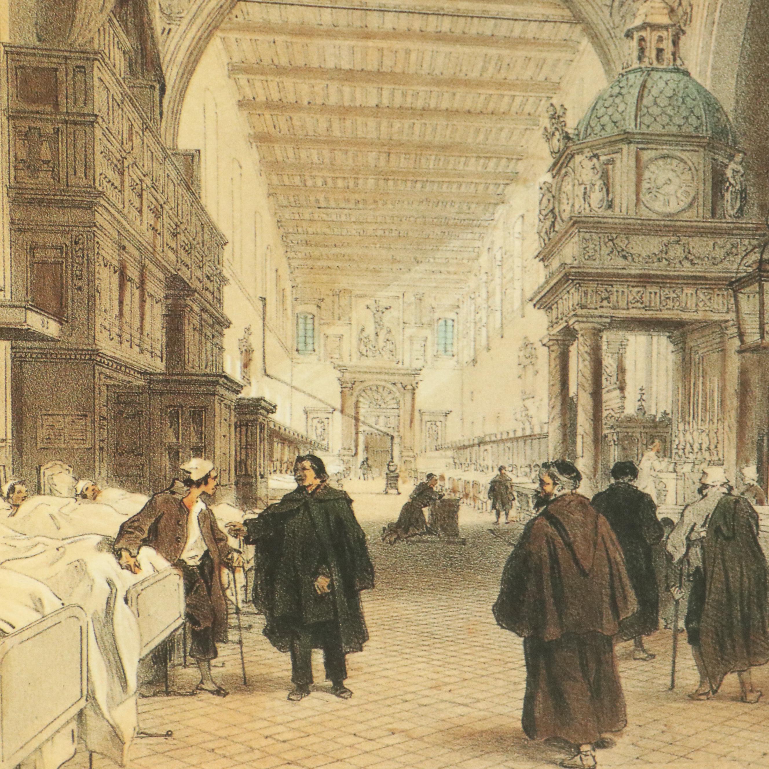 Portfolio of Offset Lithographs "Rome Dans Sa Grandeur" and Other Print