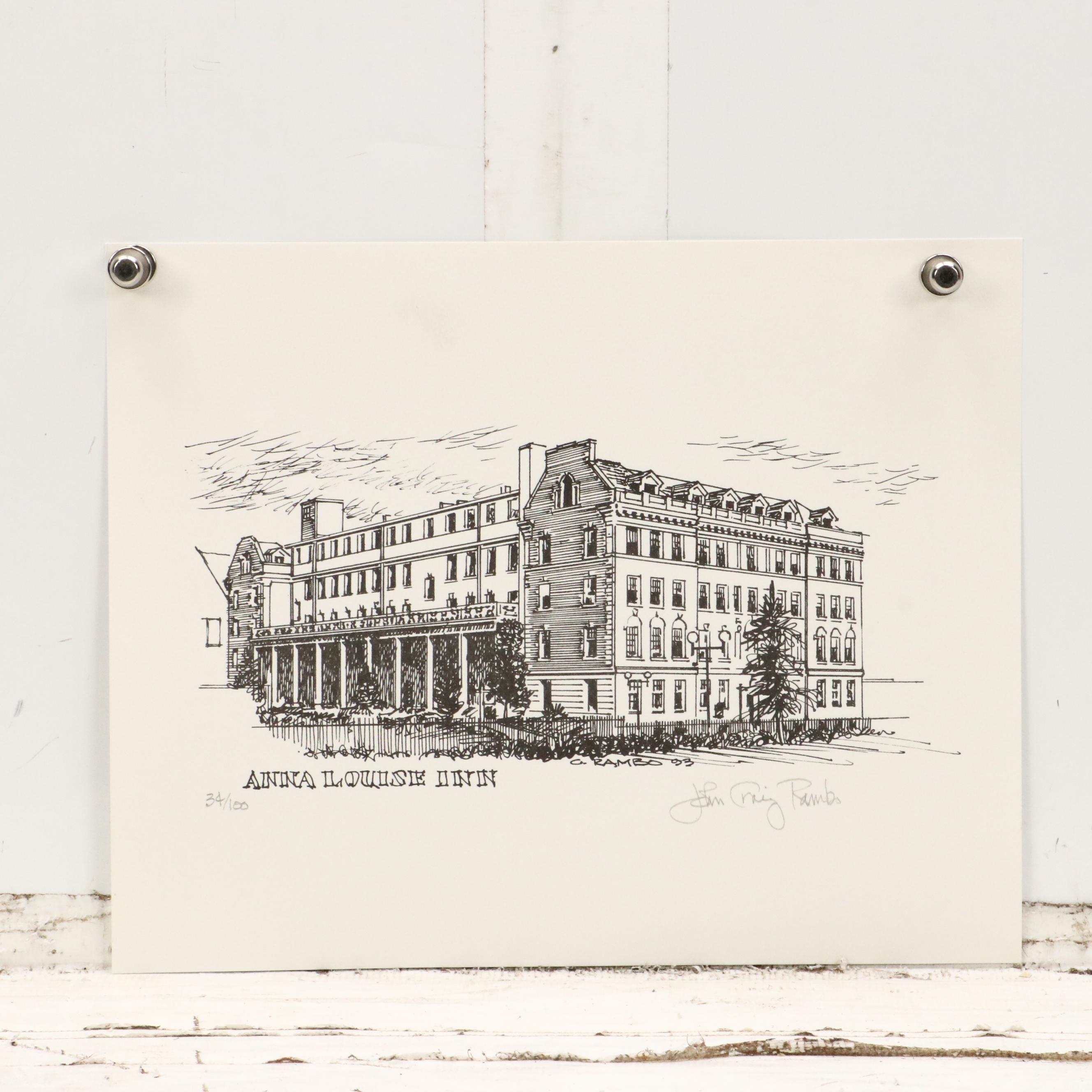 Portfolio of Offset Lithographs "Rome Dans Sa Grandeur" and Other Print