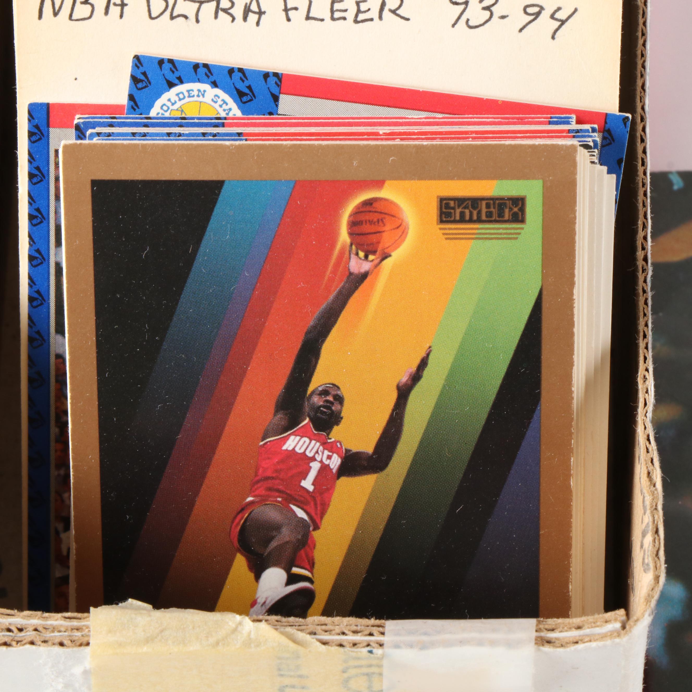 Eleven Boxes of Baseball, Football, Hockey, Basketball Cards & More, 80s to 90s