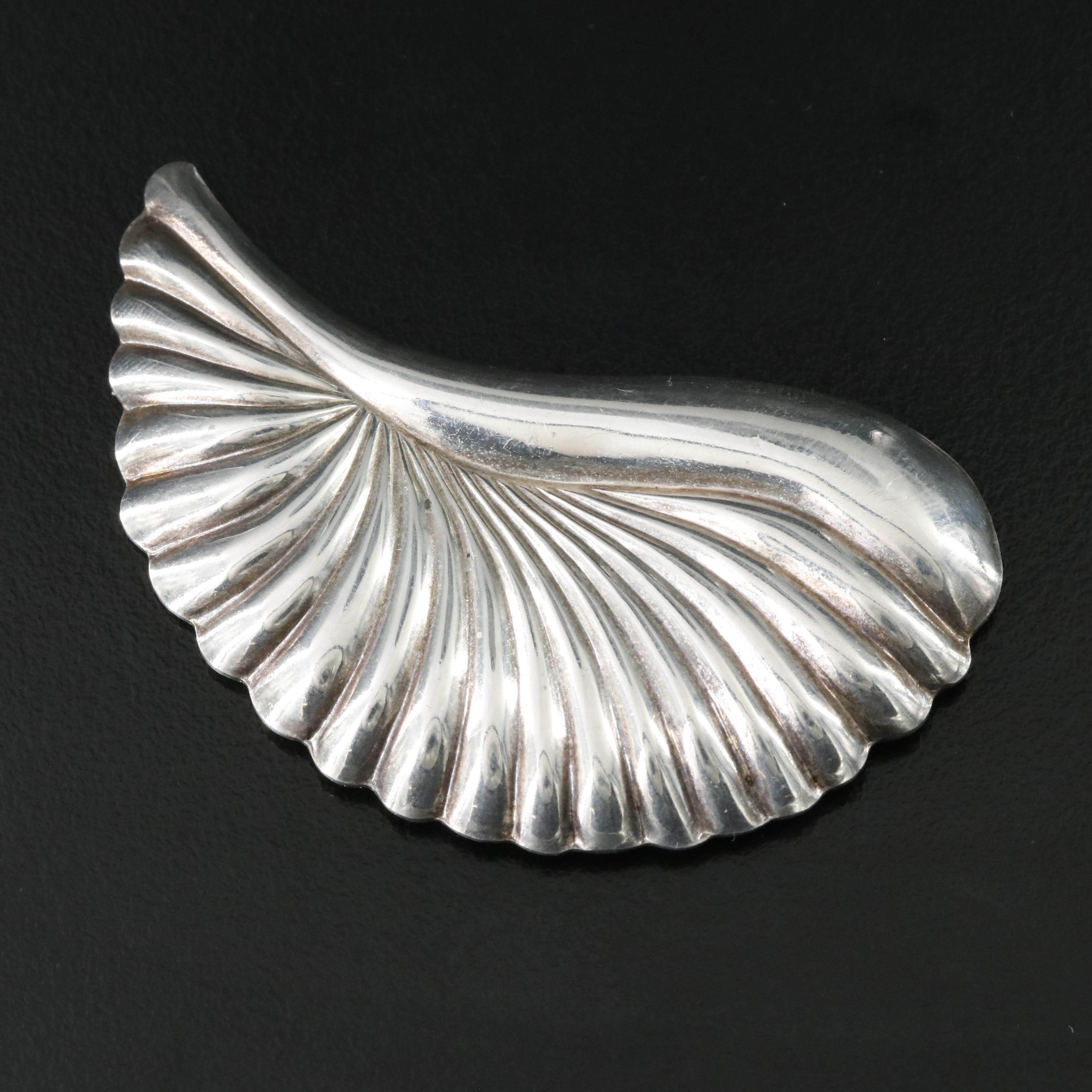 Samara Sterling Wing Brooch