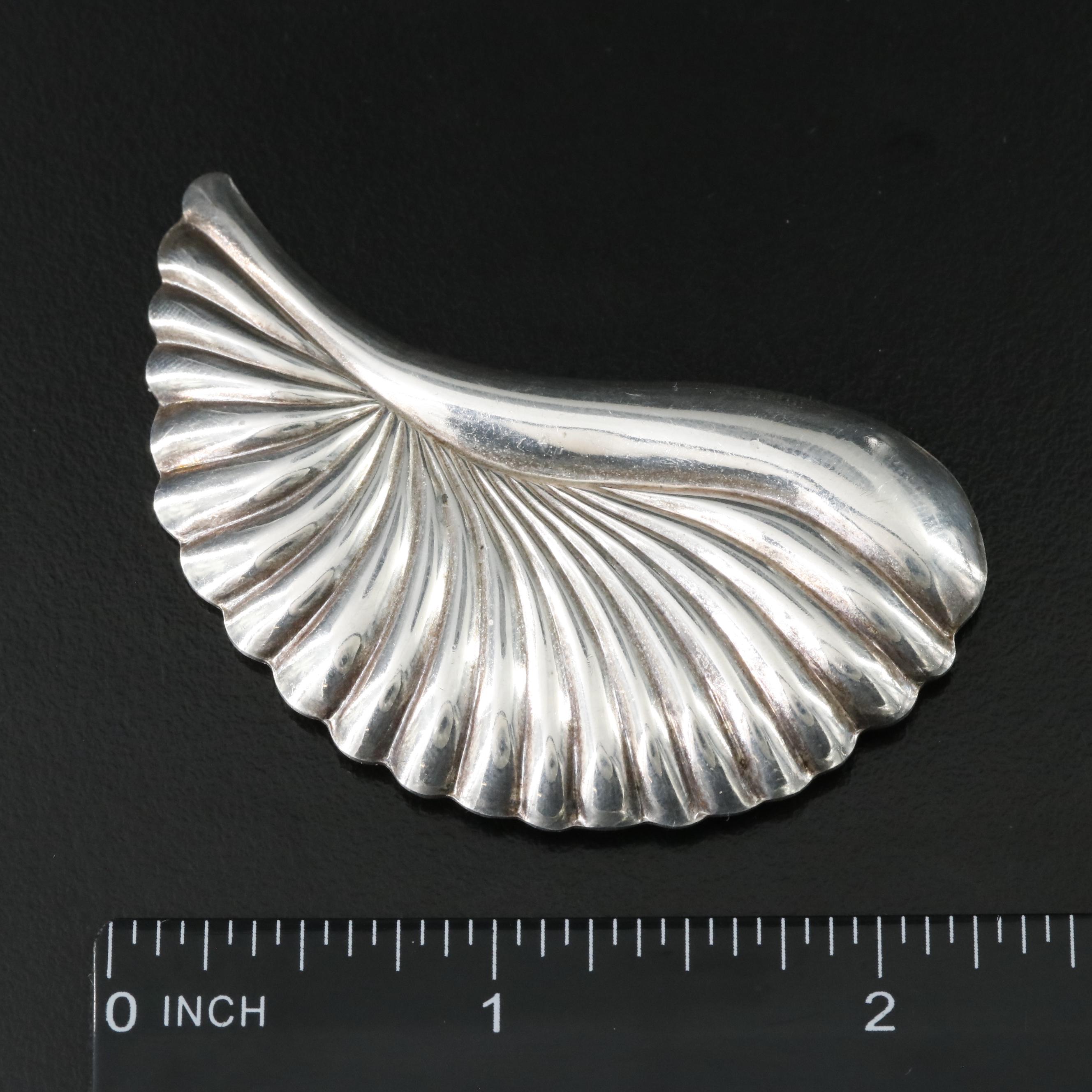 Samara Sterling Wing Brooch