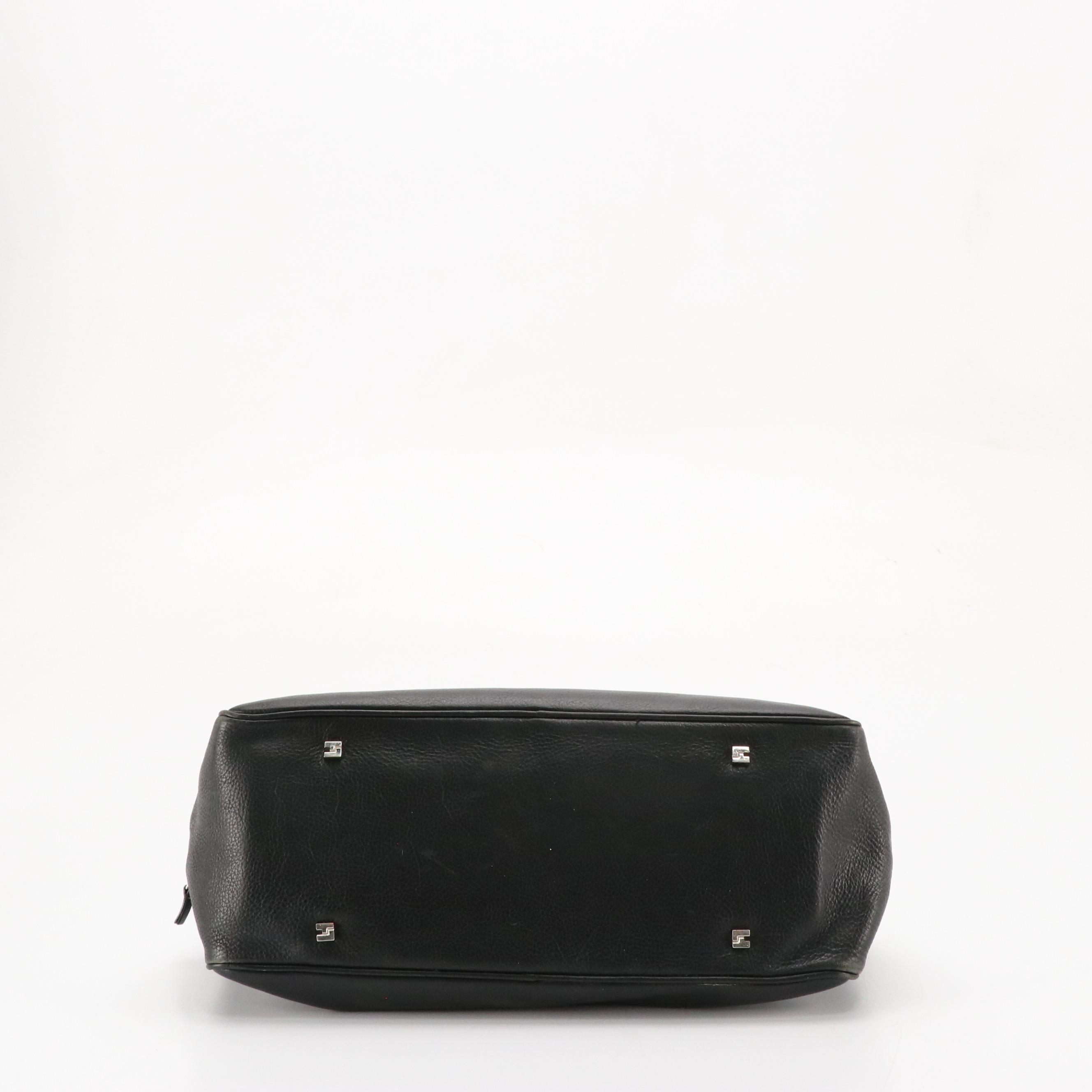 Lambertson Truex Handbag in Black Leather