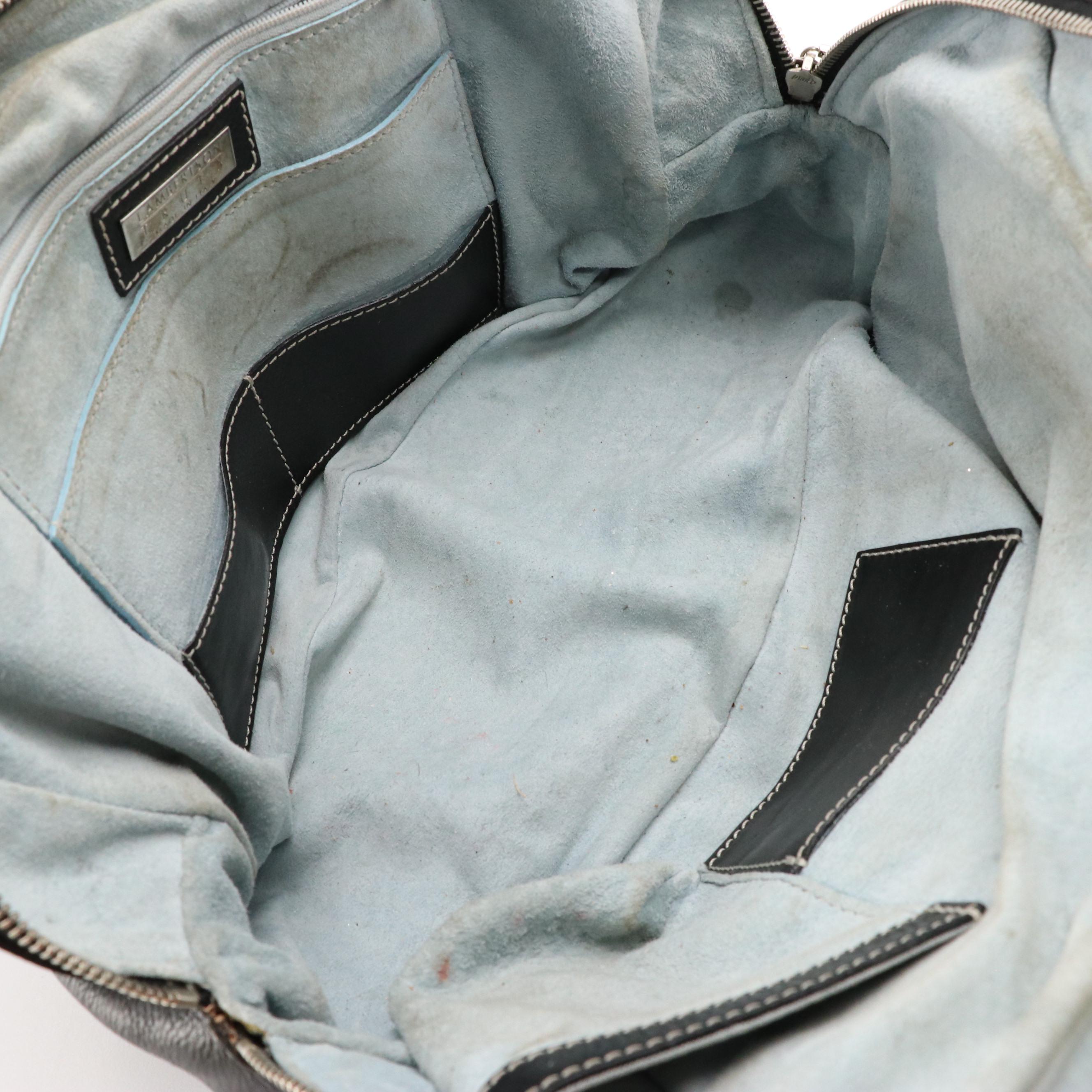 Lambertson Truex Handbag in Black Leather