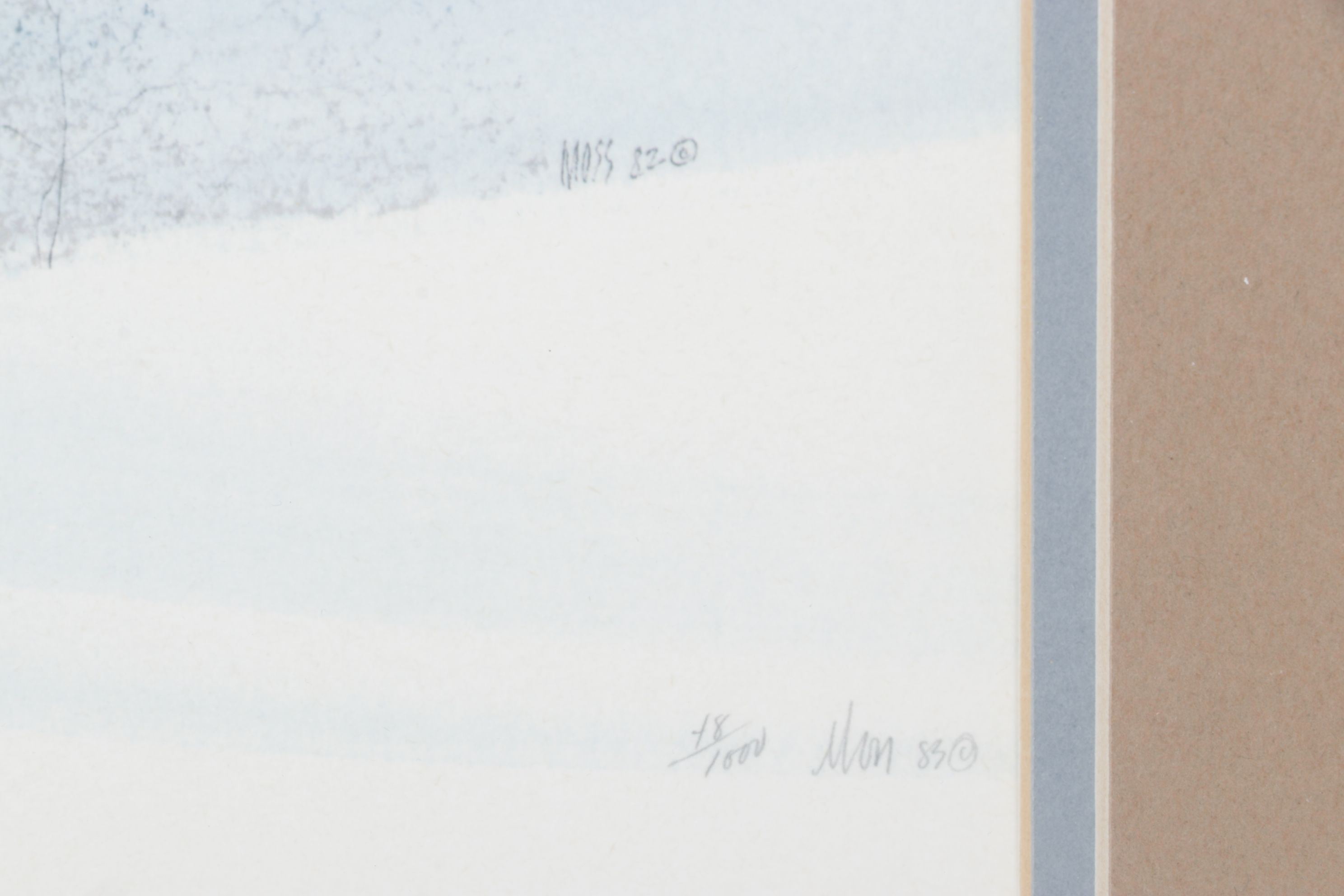 Offset Lithograph After Patricia Buckley Moss "Monarch", 1986