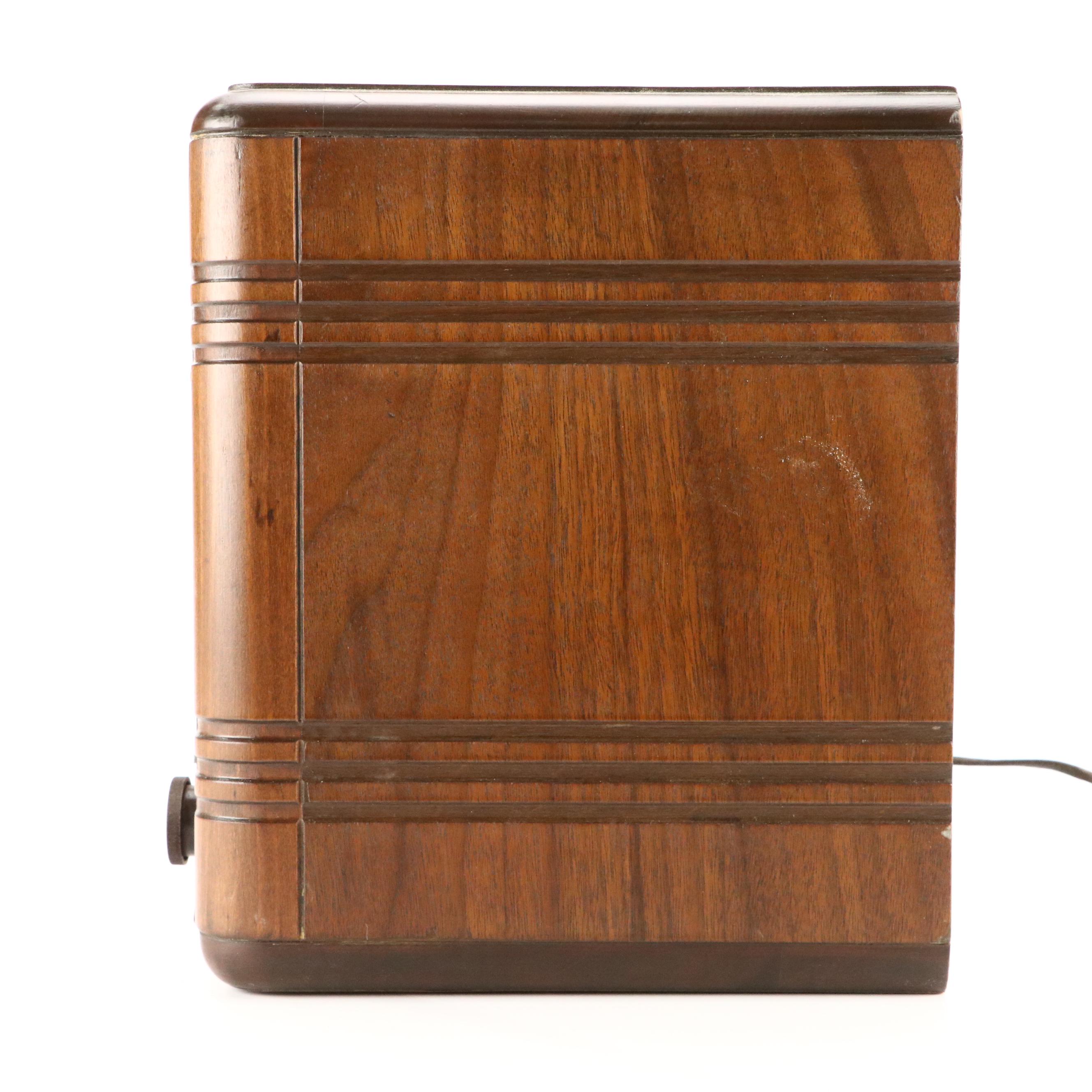 Firestone "Air Chief" Wood Tube Radio, Circa 1930s