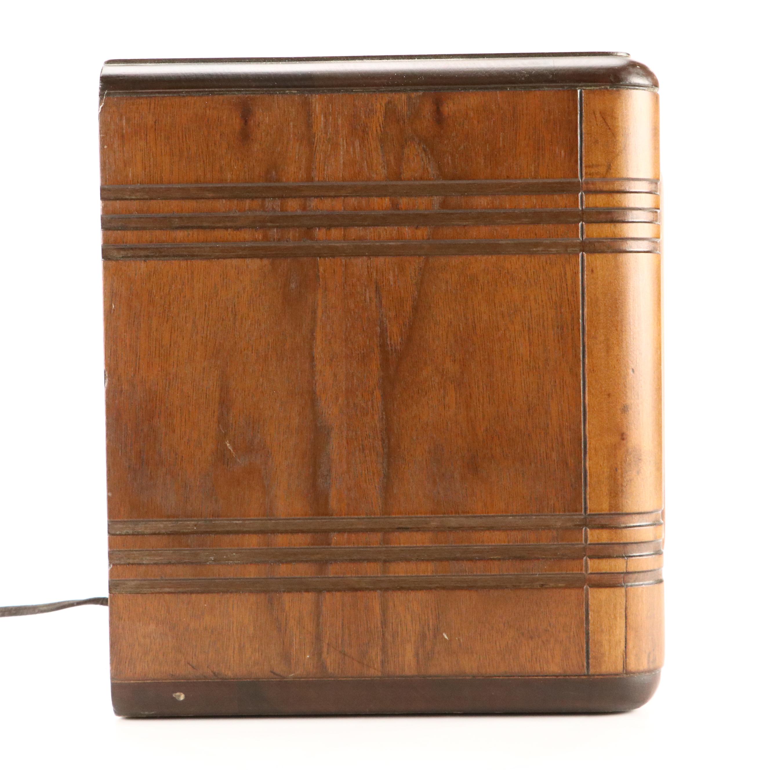 Firestone "Air Chief" Wood Tube Radio, Circa 1930s