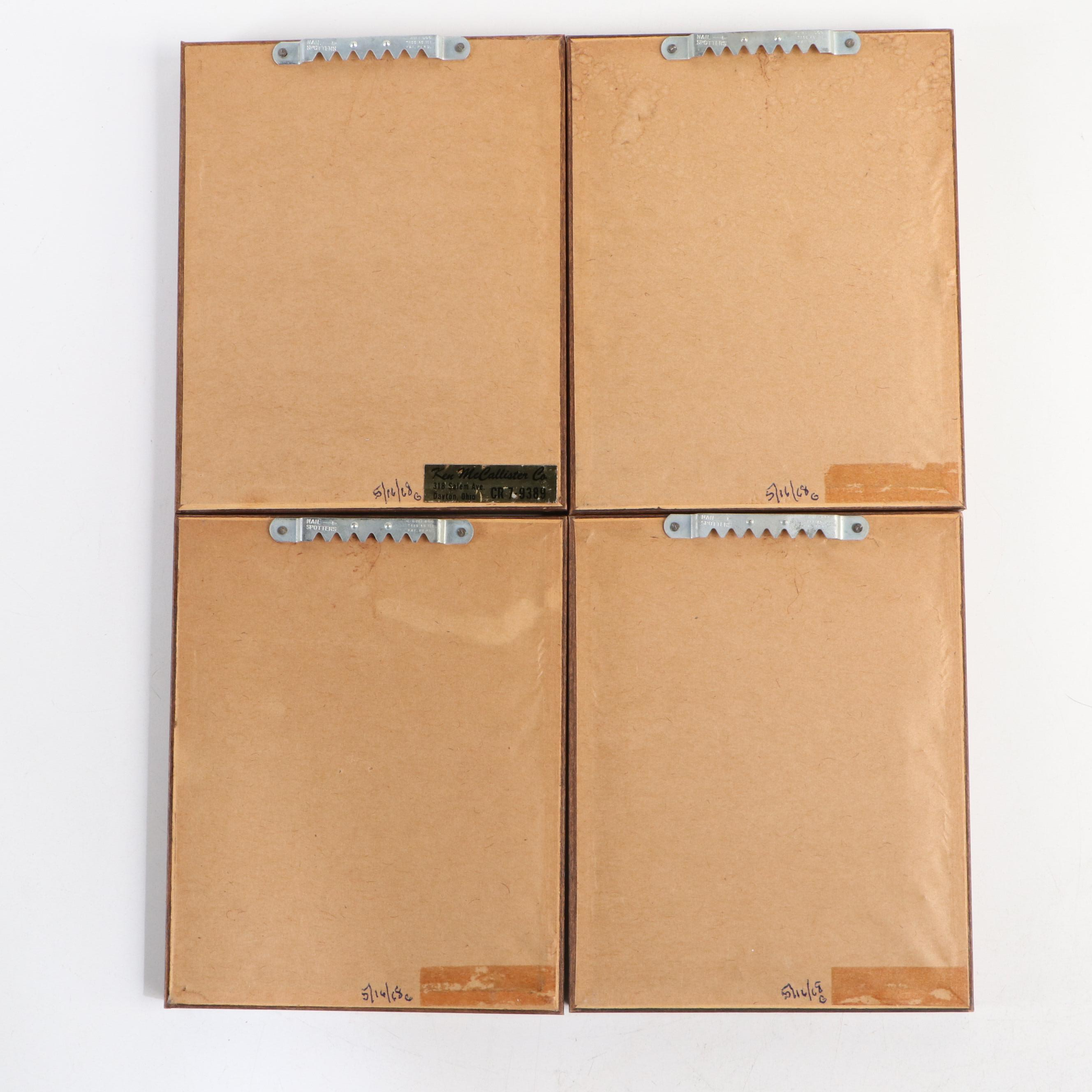 Pressed and Dried Flower Panels, 1968