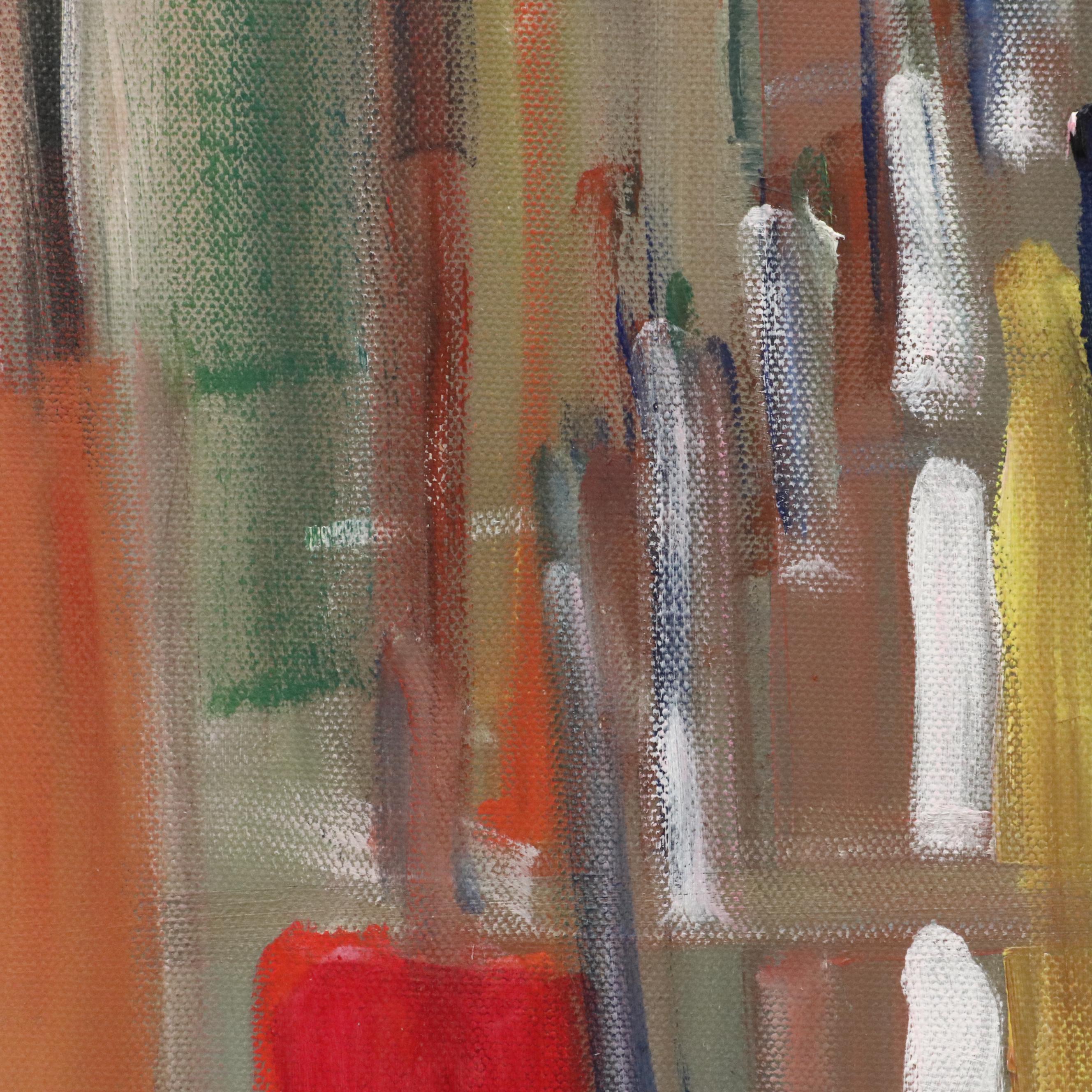 Abstract Acrylic Painting, Circa 1980