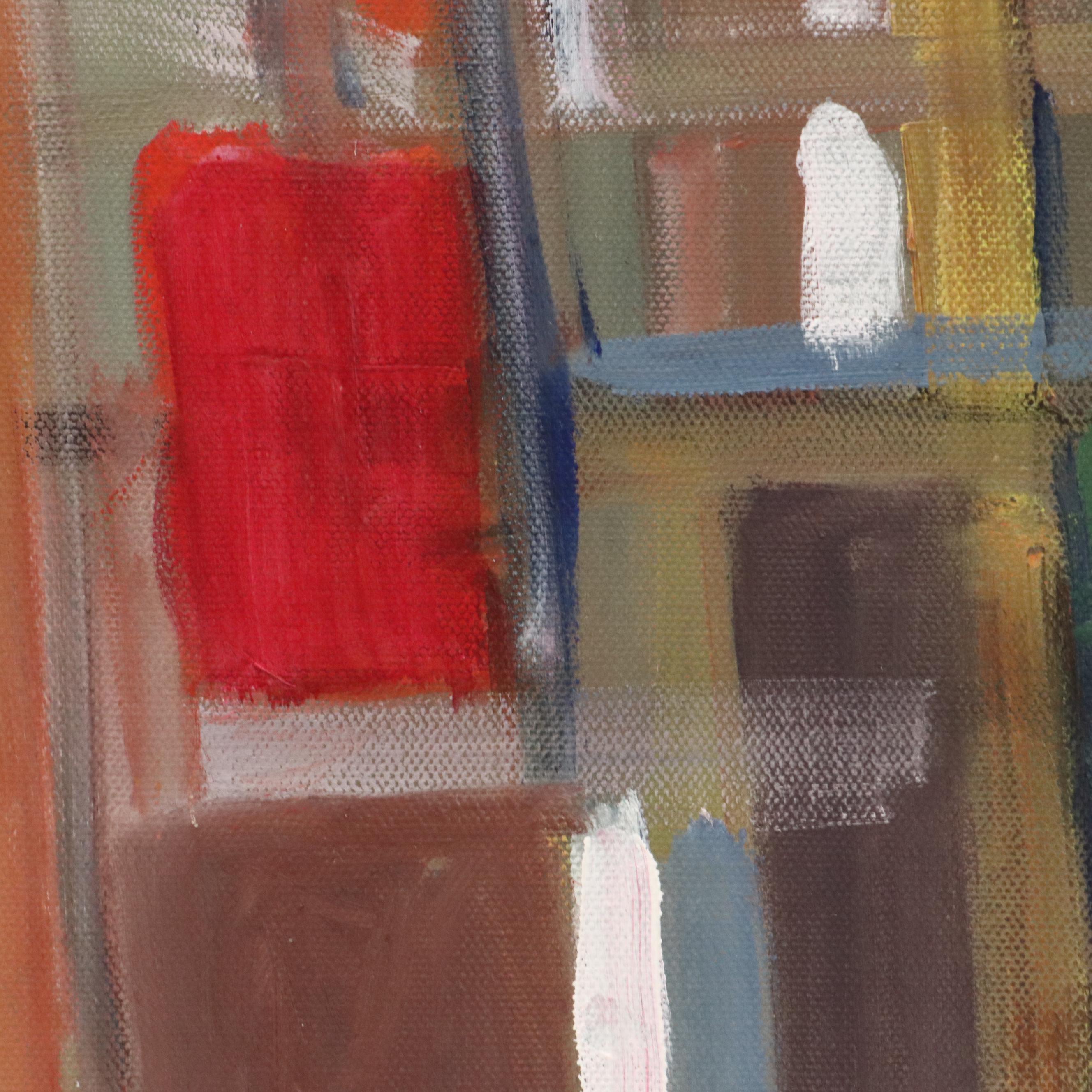 Abstract Acrylic Painting, Circa 1980