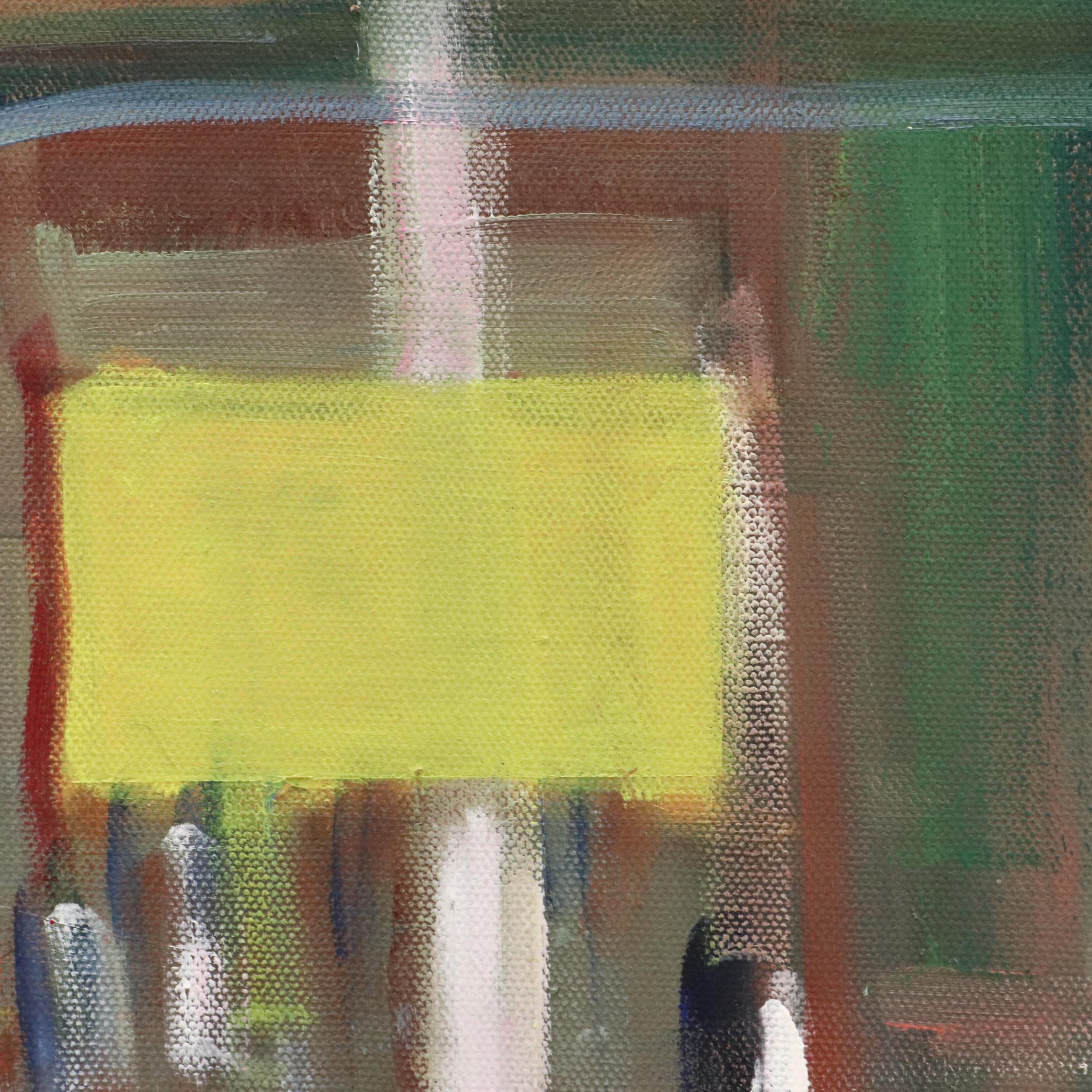 Abstract Acrylic Painting, Circa 1980