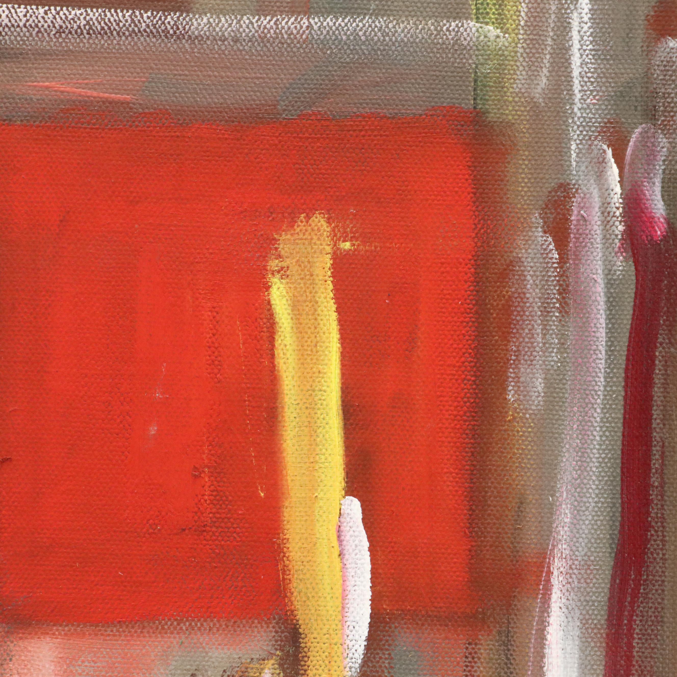 Abstract Acrylic Painting, Circa 1980