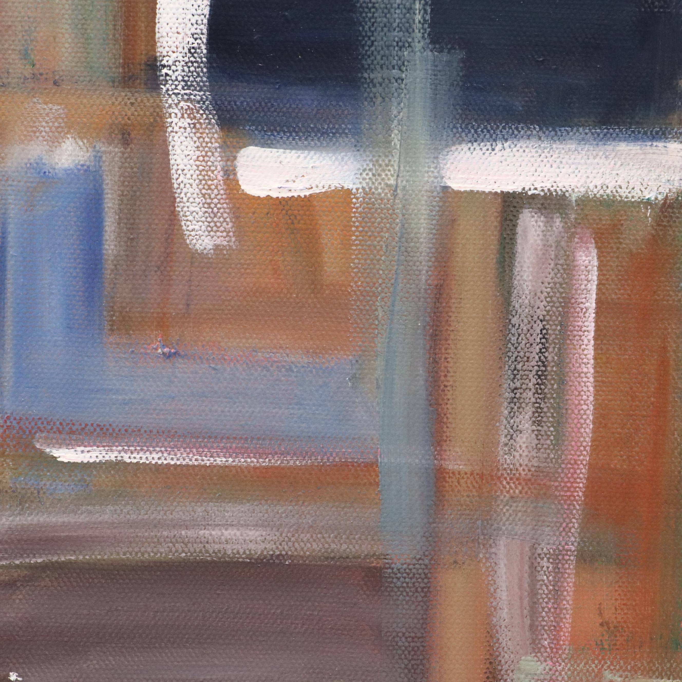 Abstract Acrylic Painting, Circa 1980