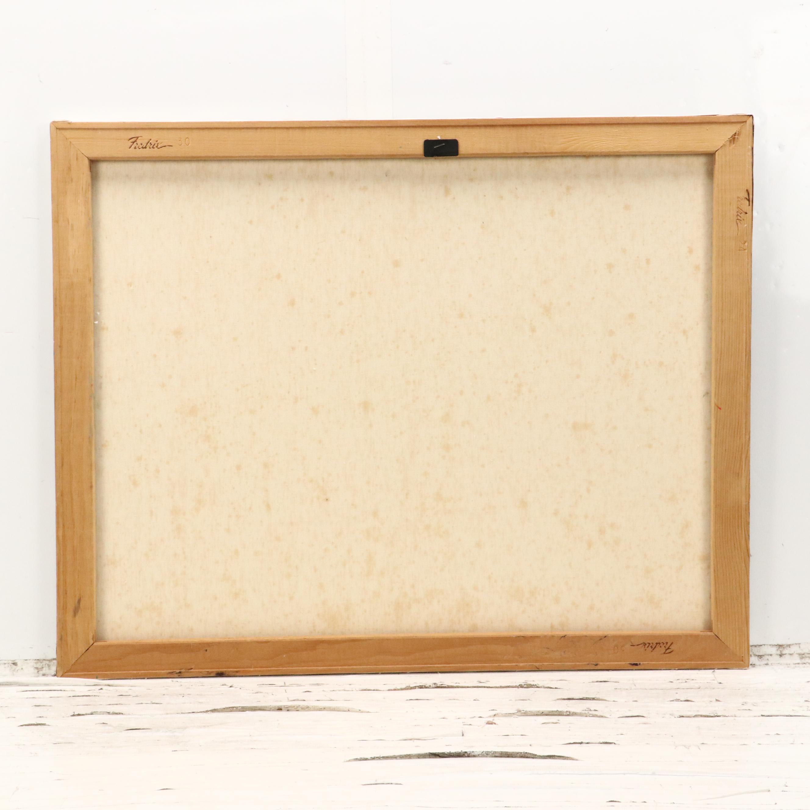 Abstract Acrylic Painting, Circa 1980