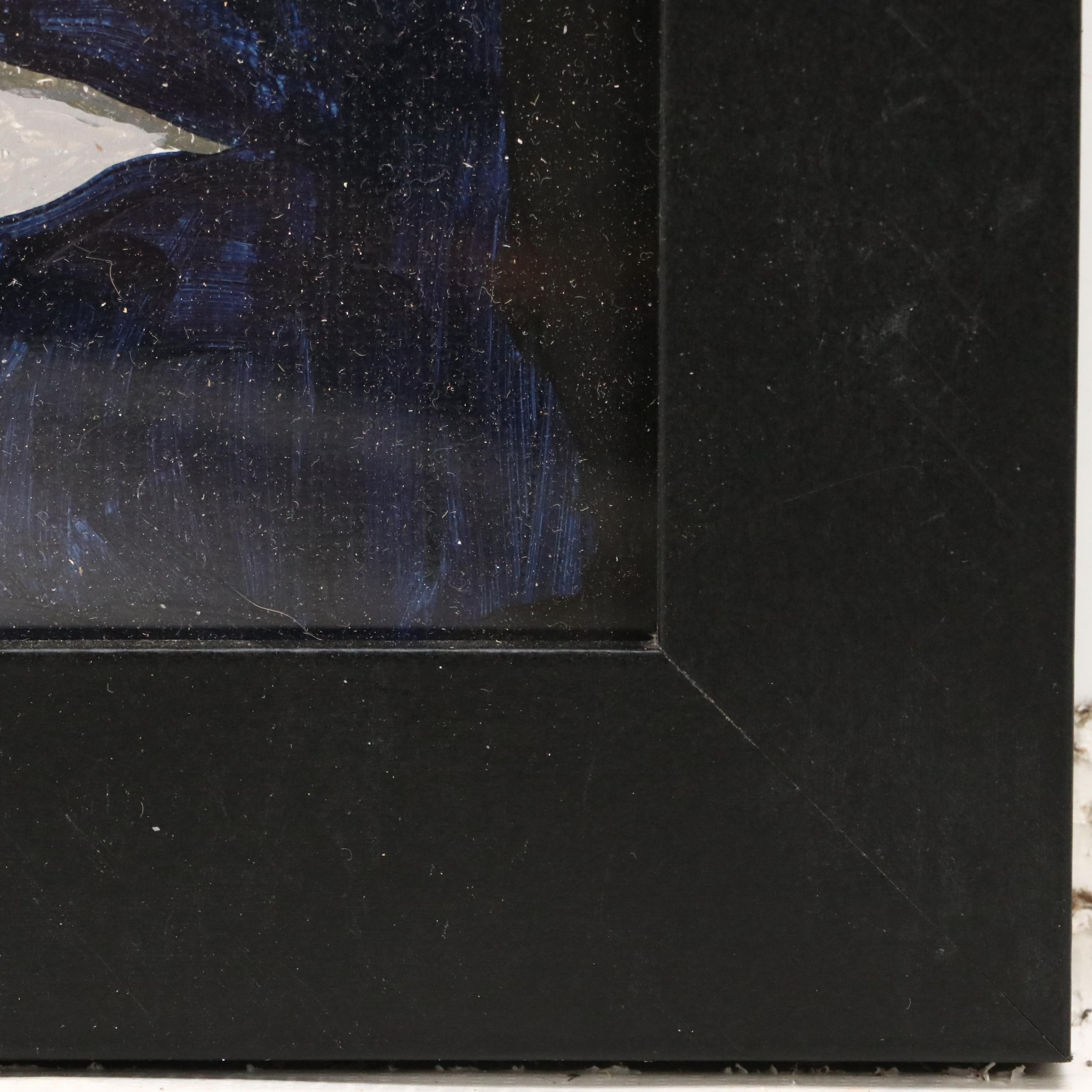 Brittony Martin Acrylic Painting "Lady Skeleton With Flowers," 2025