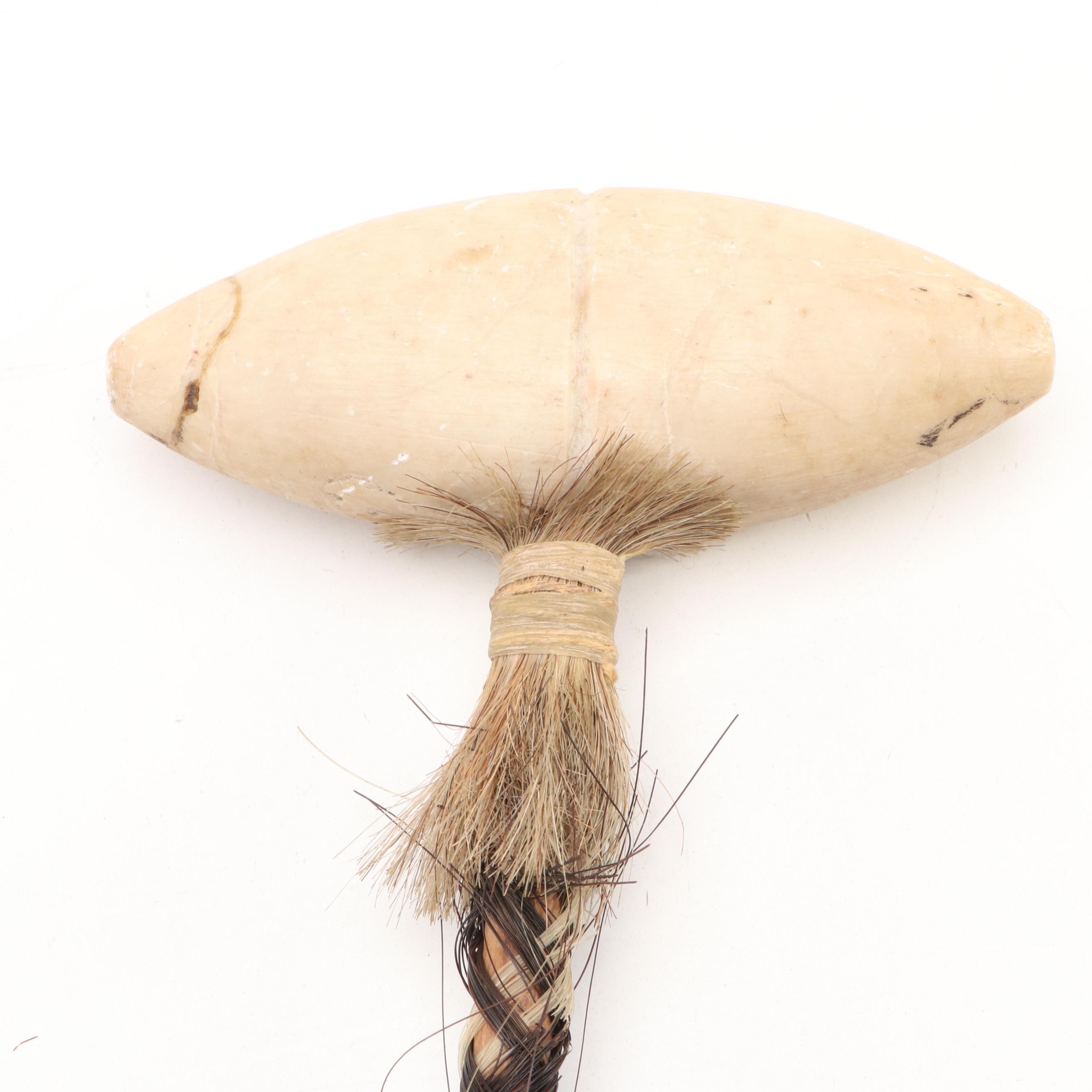 Zulu "Mahfahlawani" Cocoon Ankle Rattles, Plains War Club, More, 20th C.