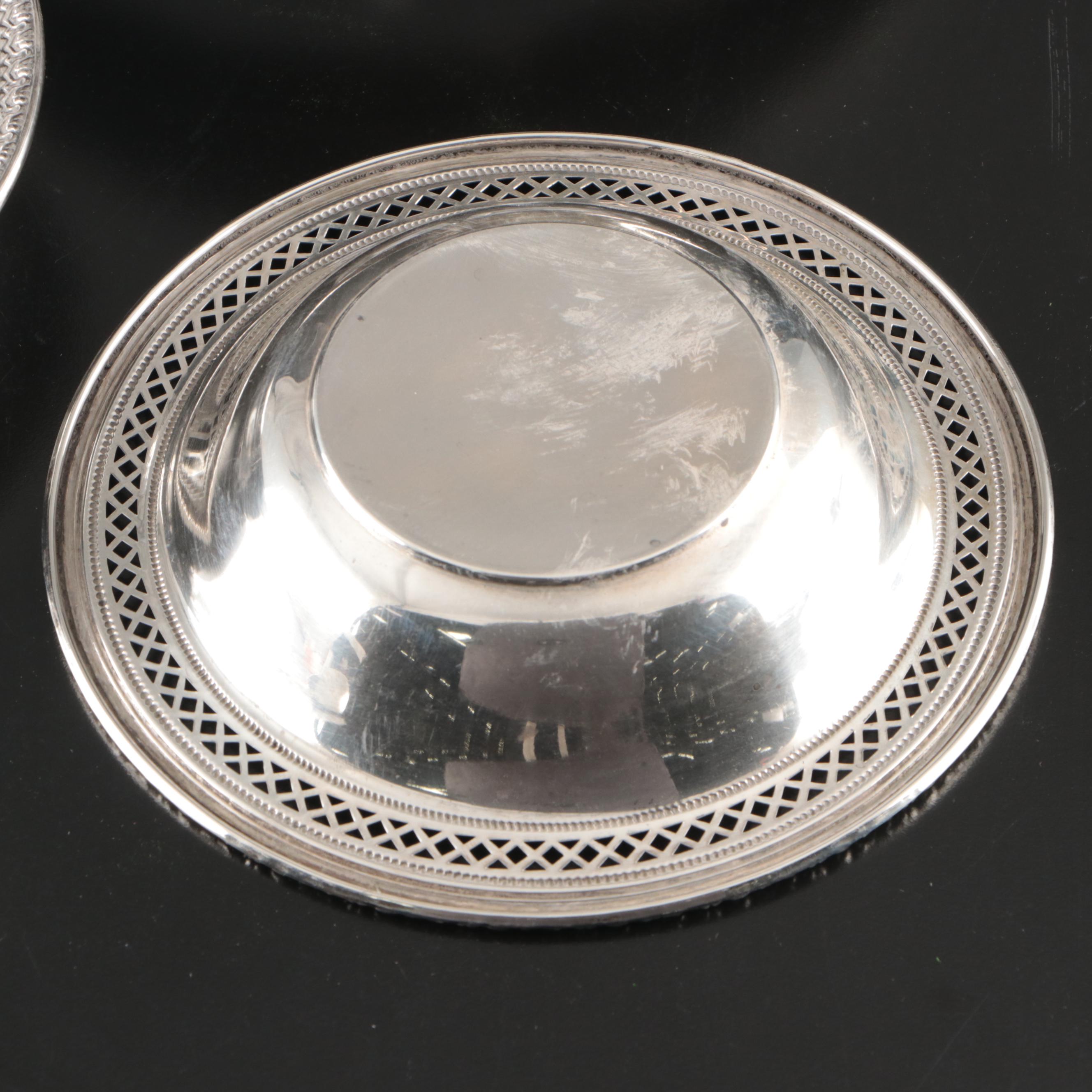American Sterling Silver Bowls and Baby Spoon, Early to Mid 20th Century
