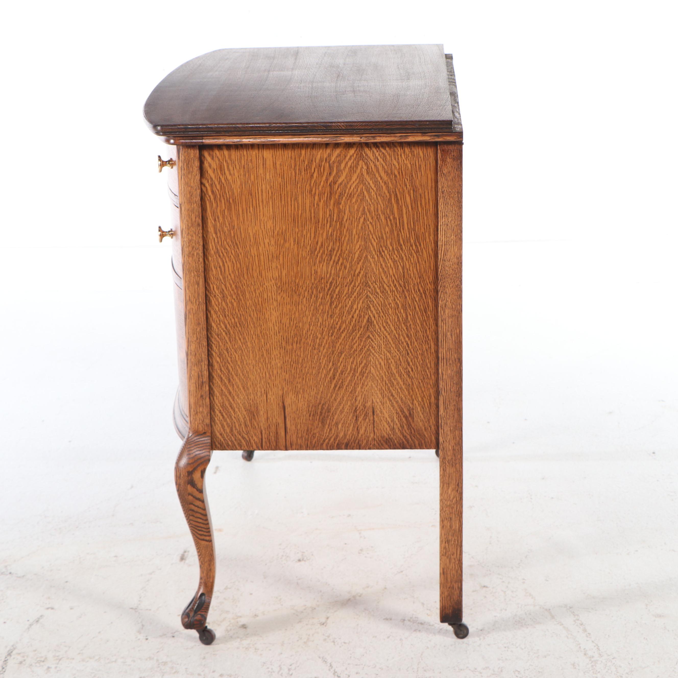 F&H "The Favorite Line" Victorian Style Oak Dresser