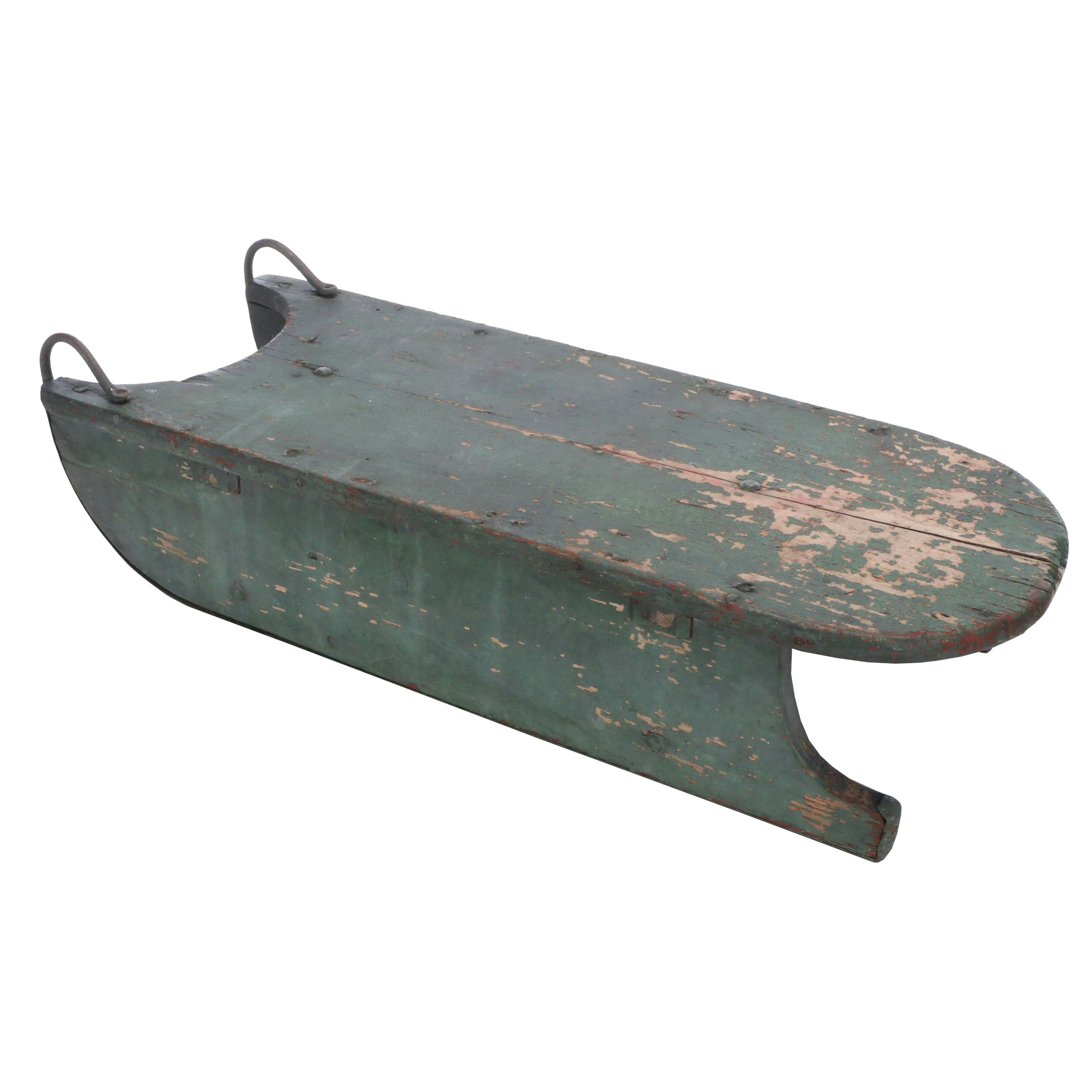 Handmade Wood Children's Bobsled