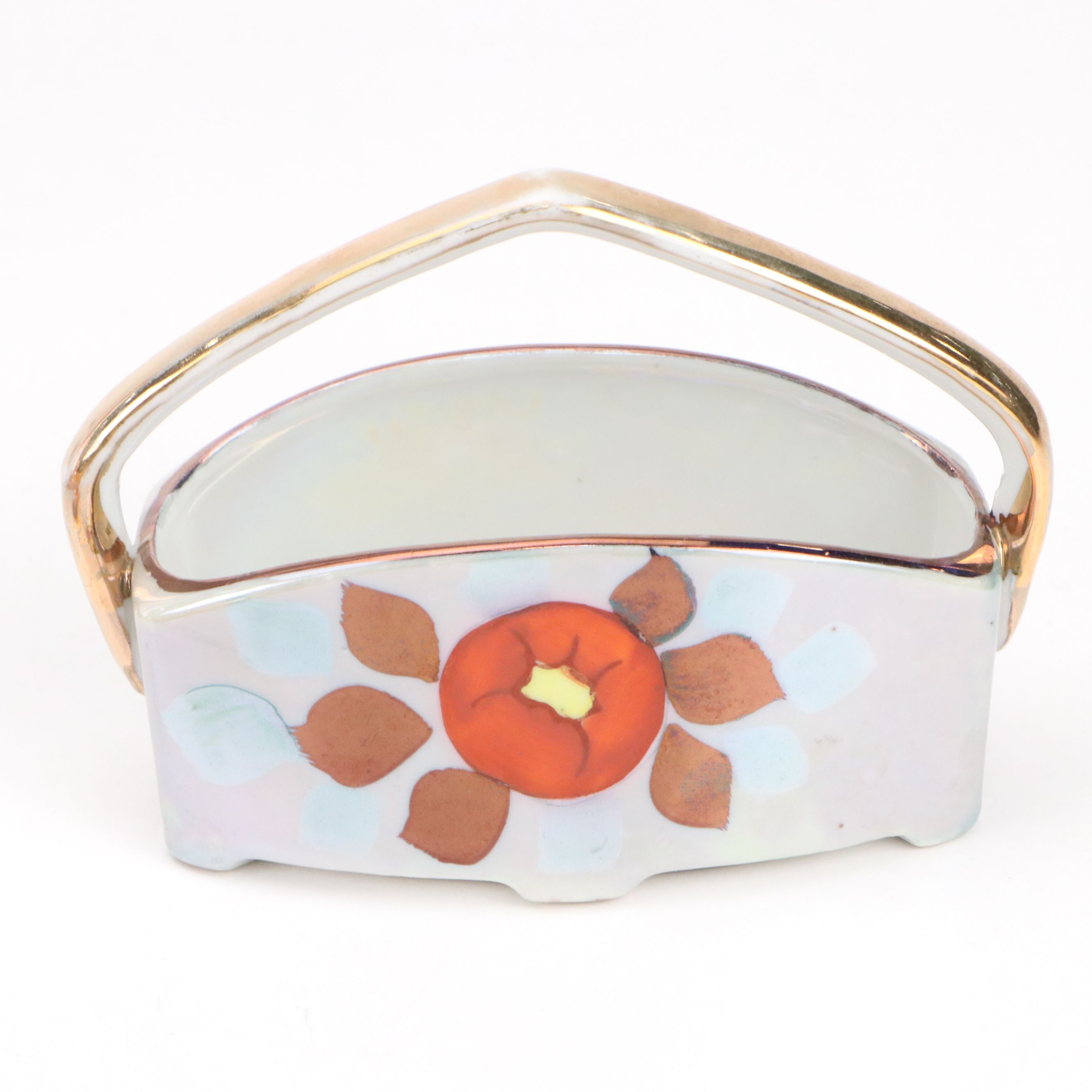 Japanese Takito Creamer and Sugar with Other Lusterware Dishes and Décor