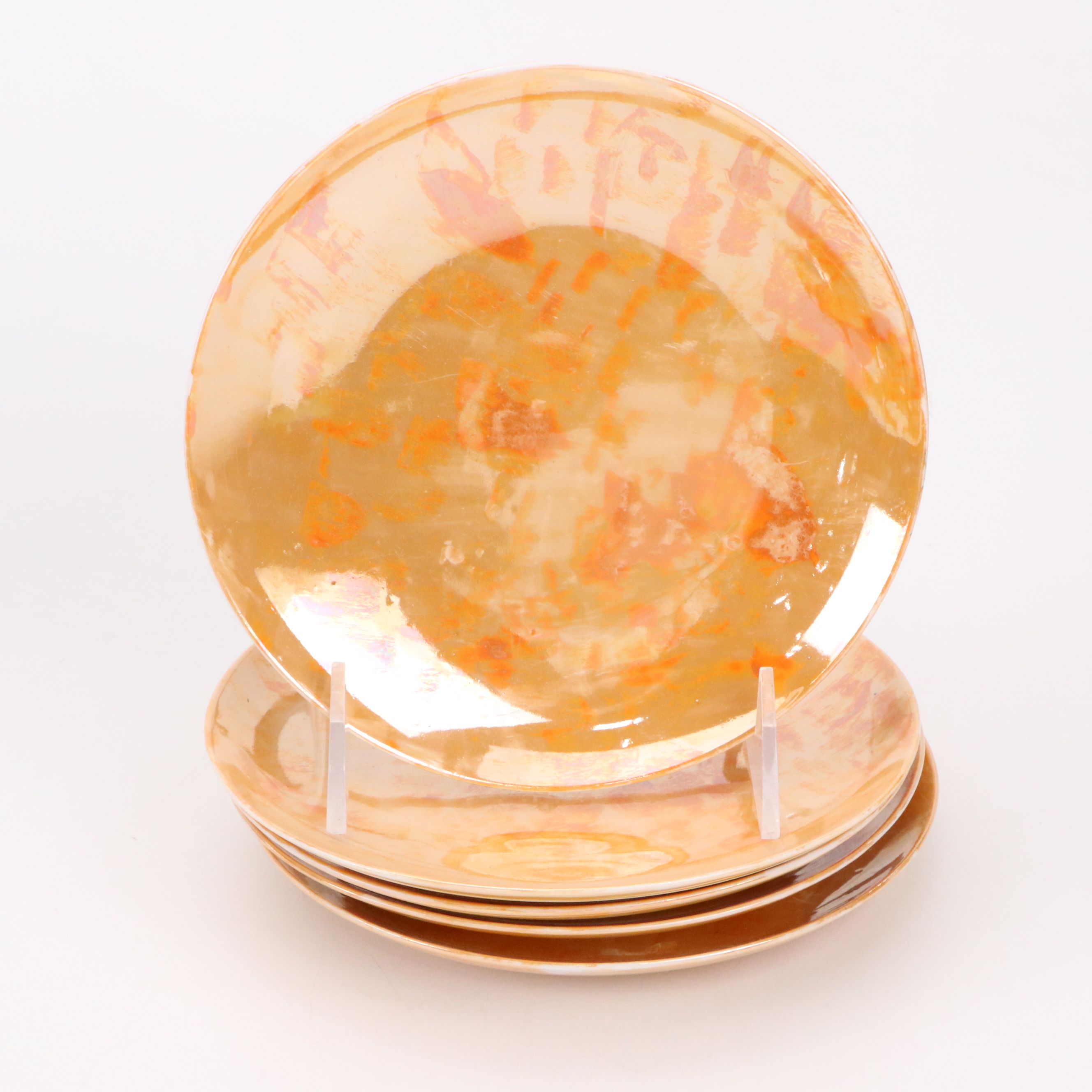 Japanese Takito Creamer and Sugar with Other Lusterware Dishes and Décor