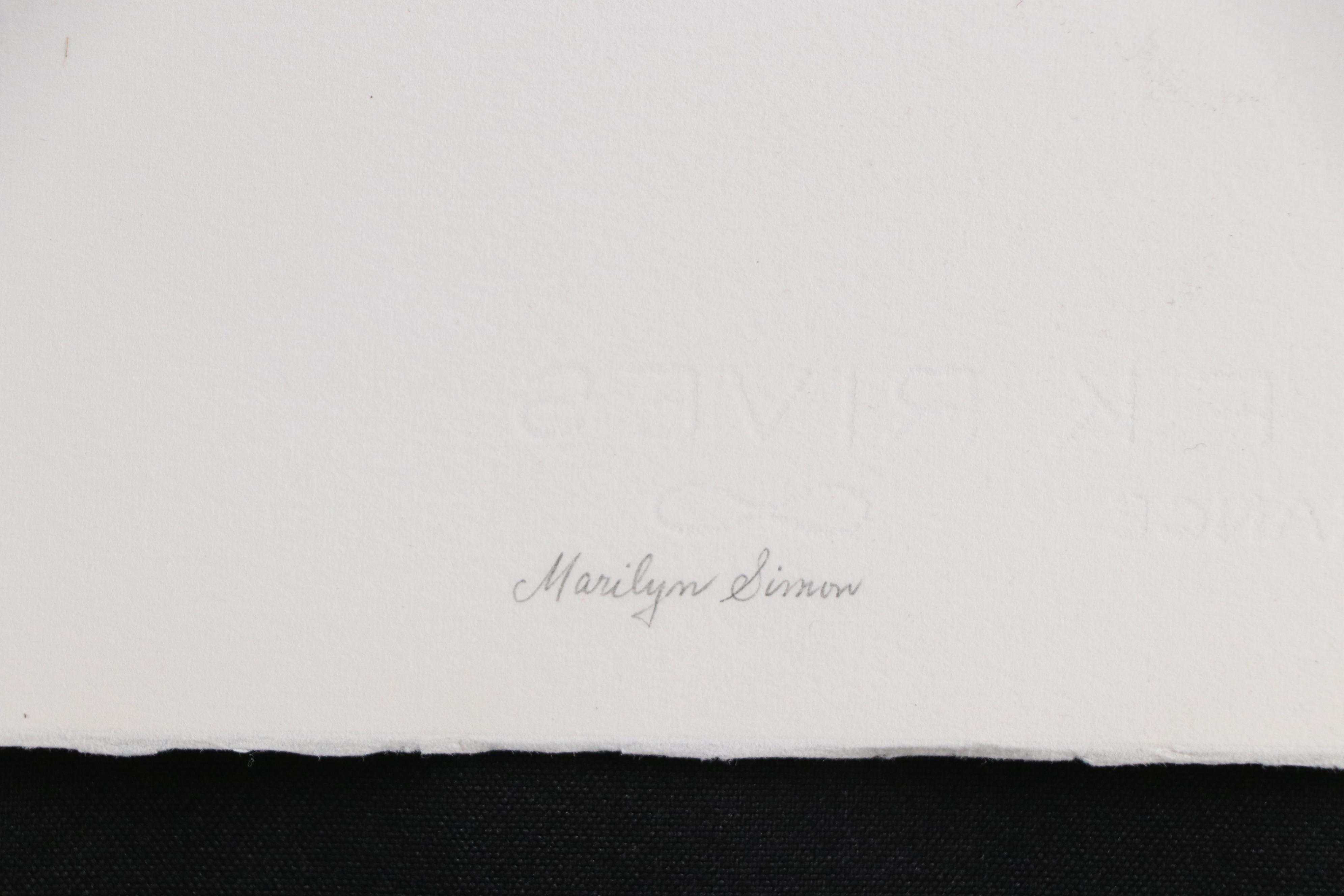 Marilyn Simon Monoprint "Multiple Leaf," Late 20th Century